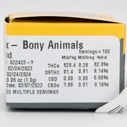 Bony Animals (H) | Crispy Commission | 1.0g Wax - 1.0g image (2/2)
