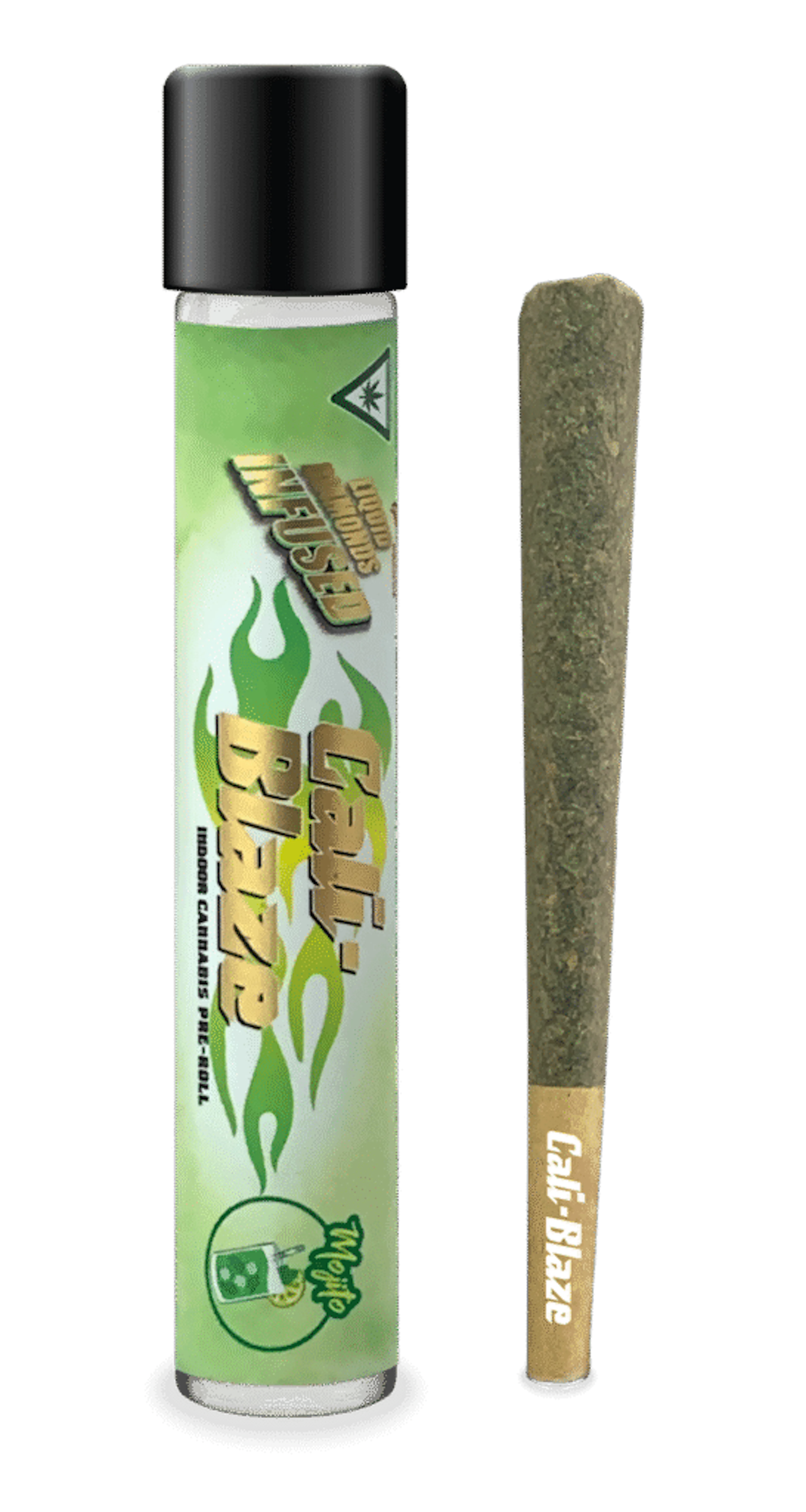 Mojito (H) | Cali-Blaze Liquid Diamonds | 1.2g Infused Pre-Roll