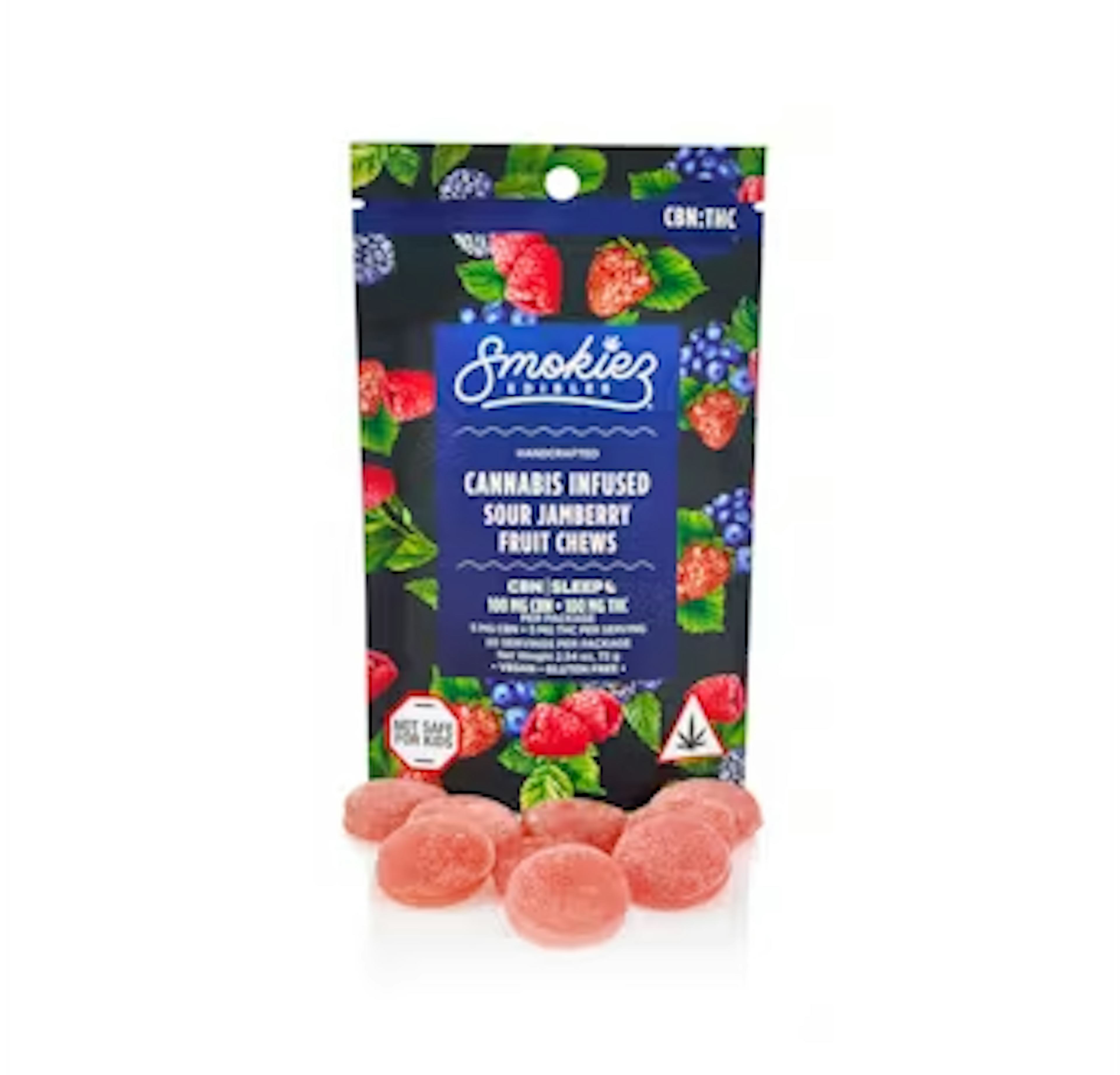 Sour Blackberry (I) | Smokiez | 20pk Gummies