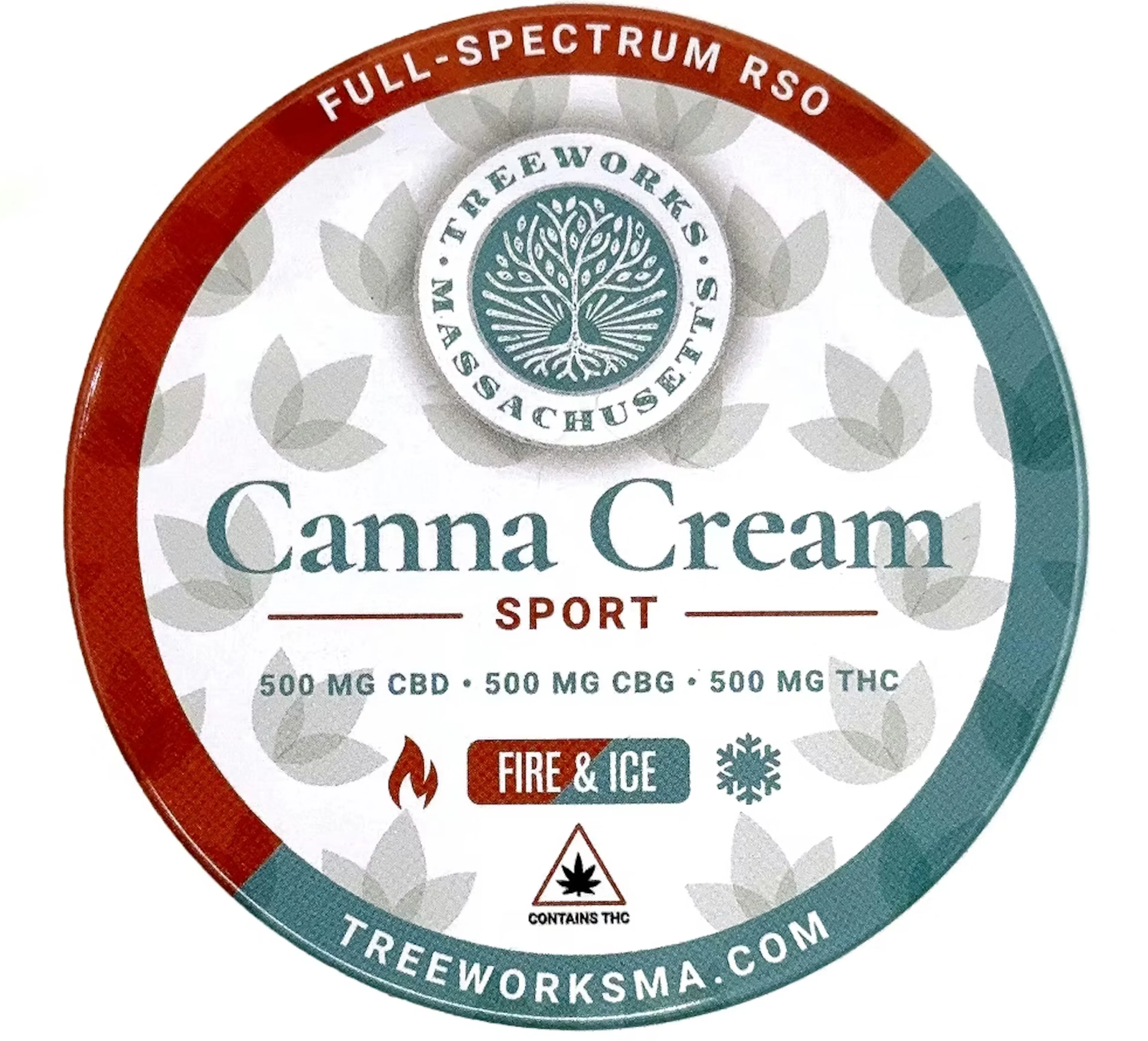 Canna Cream Sport | Treeworks | (500mg CBD | 500mg CBG | 500mg THC)