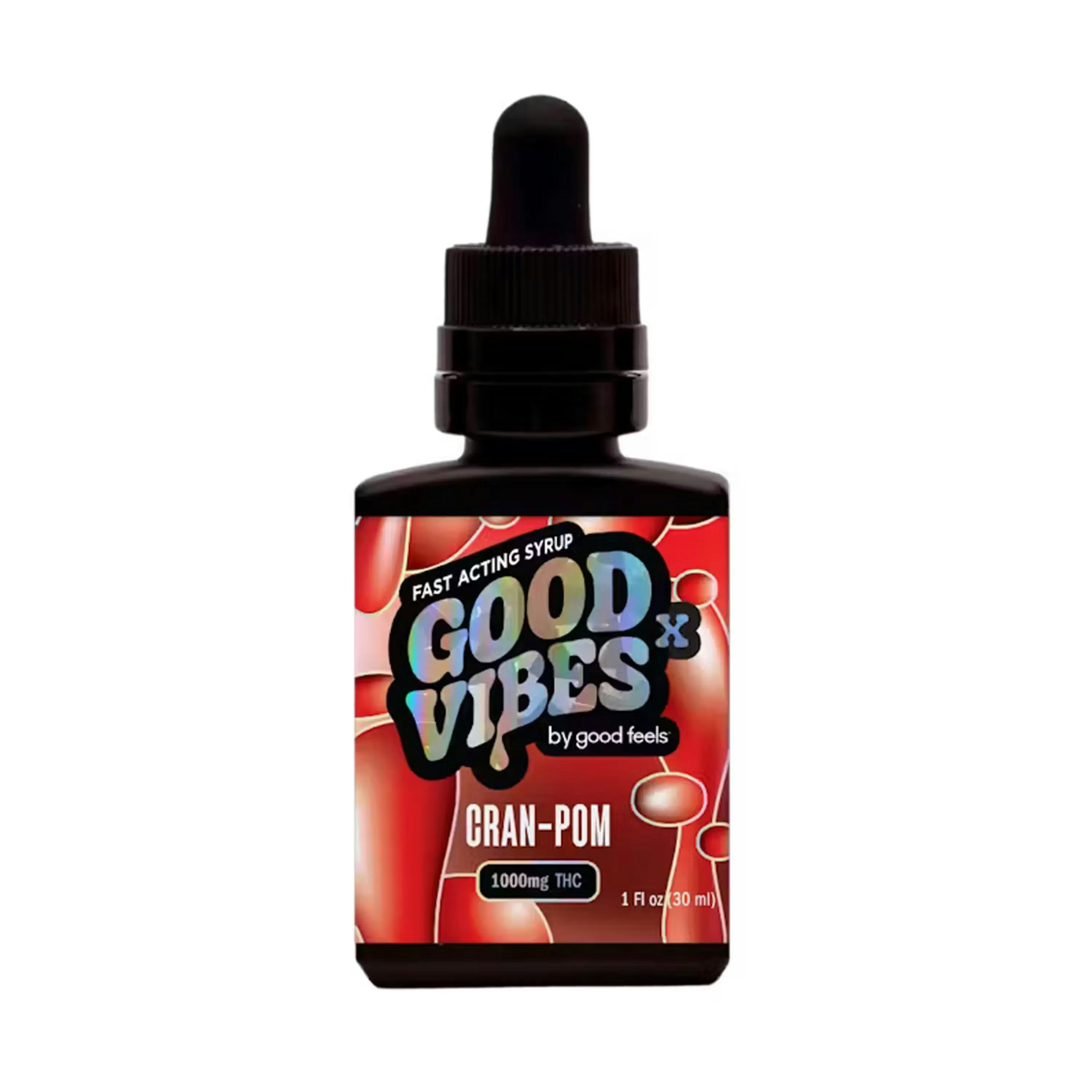 Cranberry Pomagrante Syrup | Good Vibes X | 1000mg THC