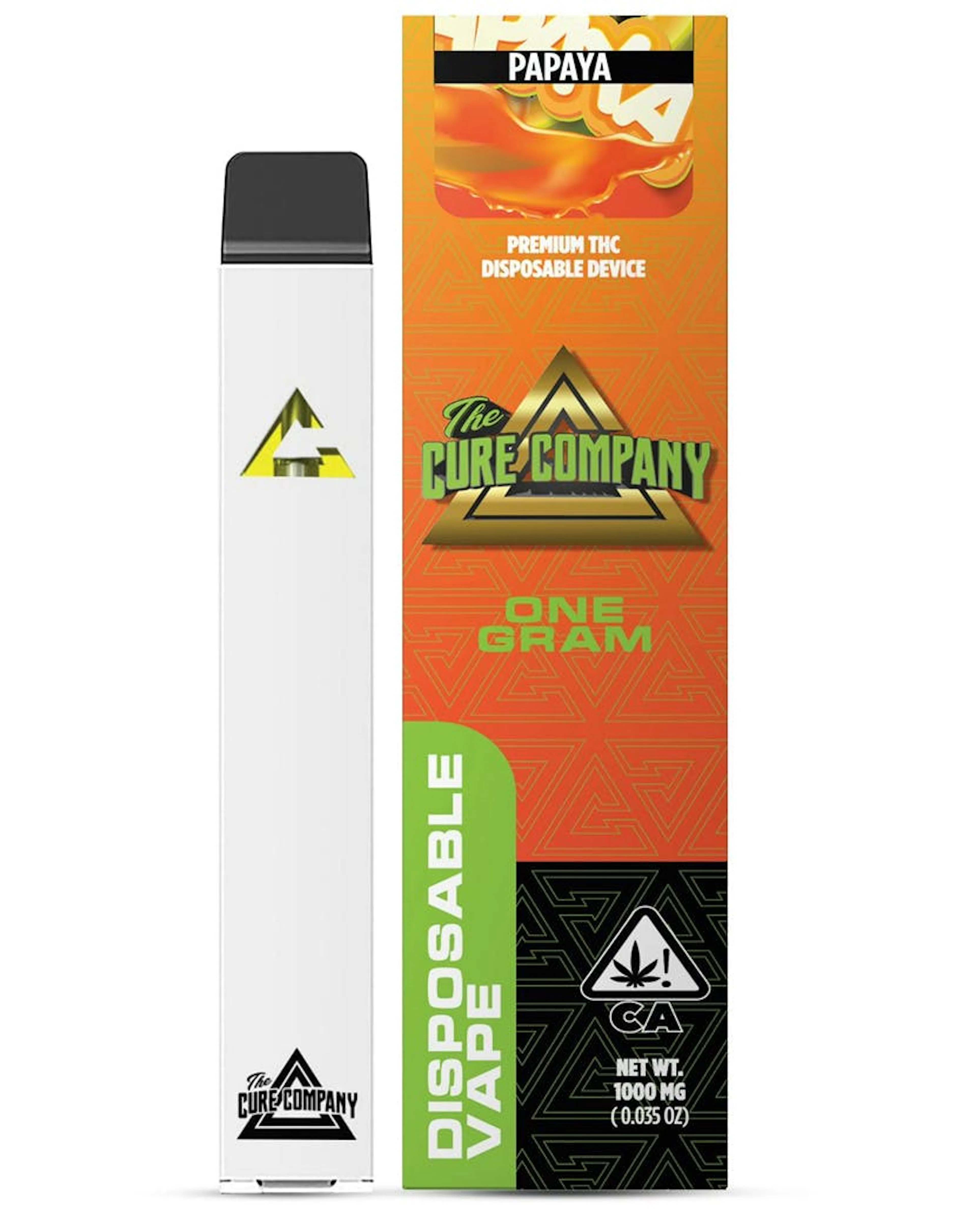 Papaya (S) | The Cure Company | 1g Disposable Cartridge