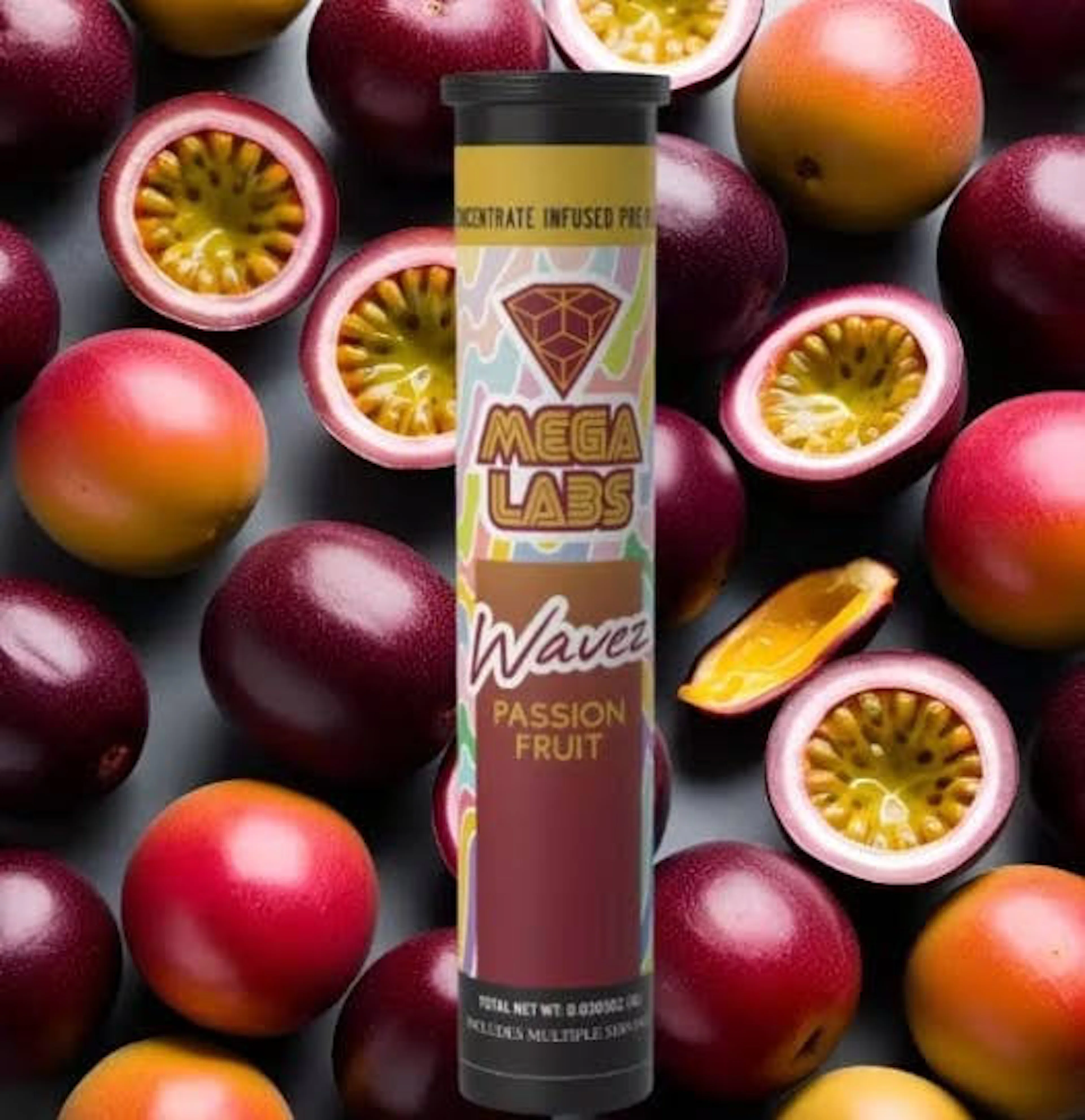 Passion Fruit (S) | Wavez | 1g Infused Pre-Roll