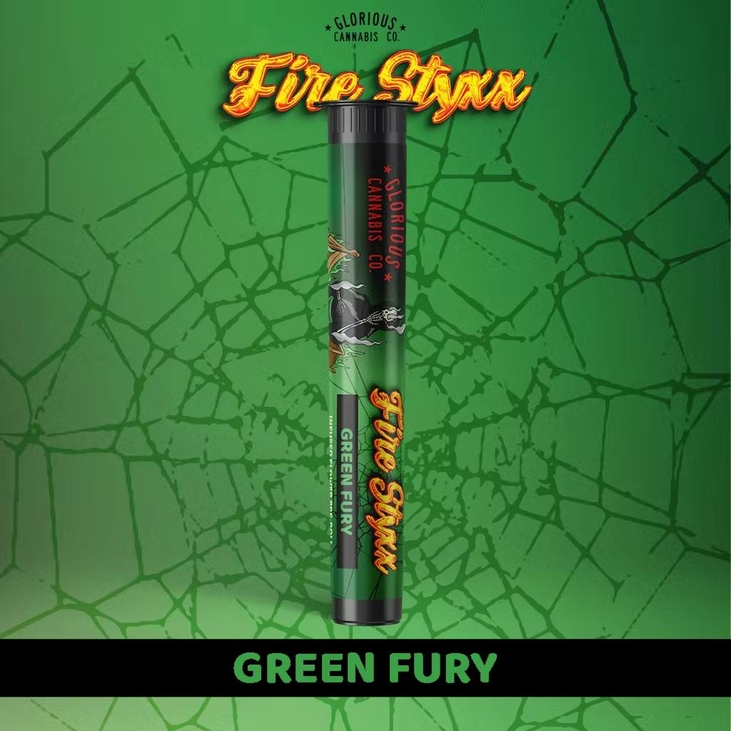 Green Fury (H) | Fire Styxx | 1g Infused Pre-Roll