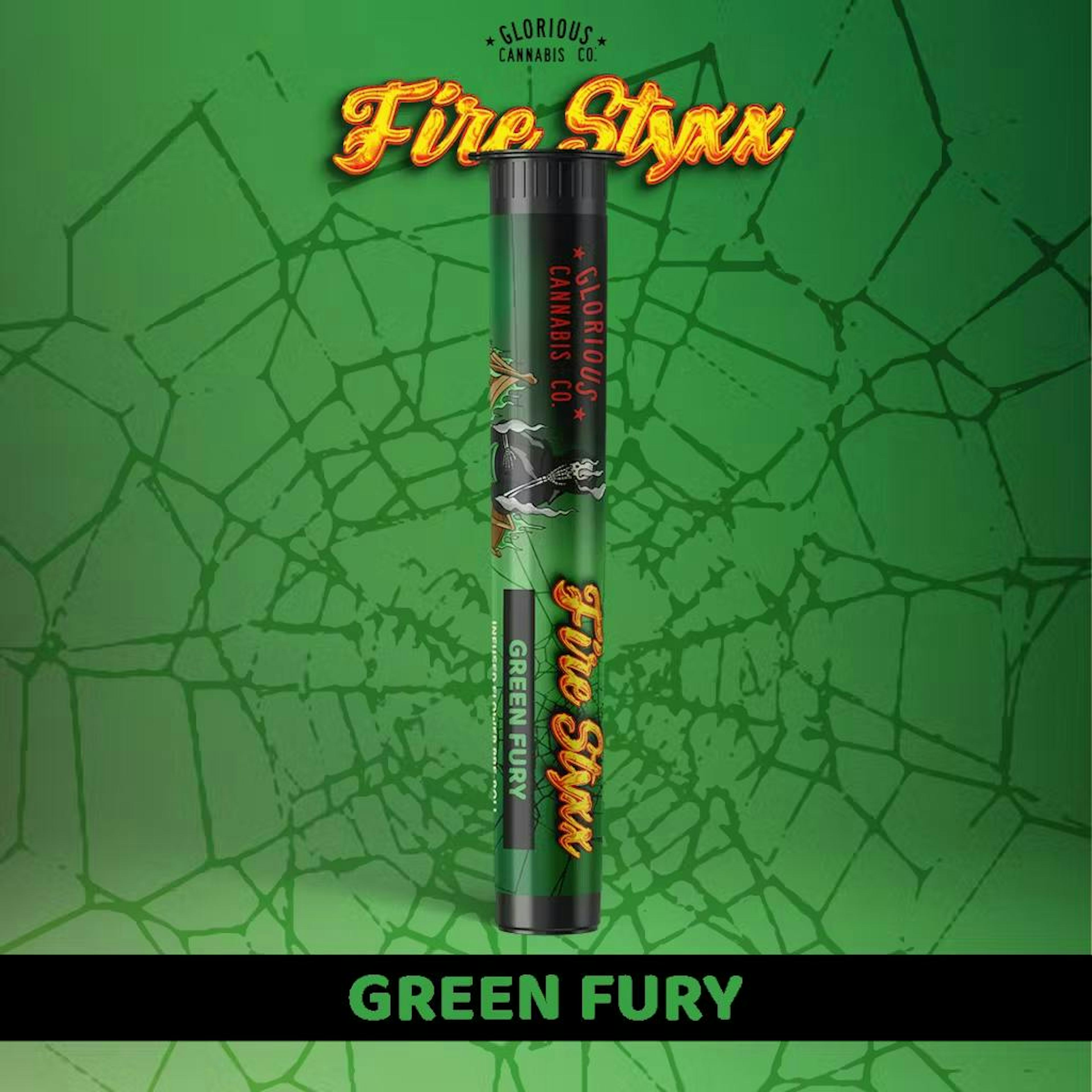 Green Fury (H) | Fire Styxx | 1g Infused Pre-Roll