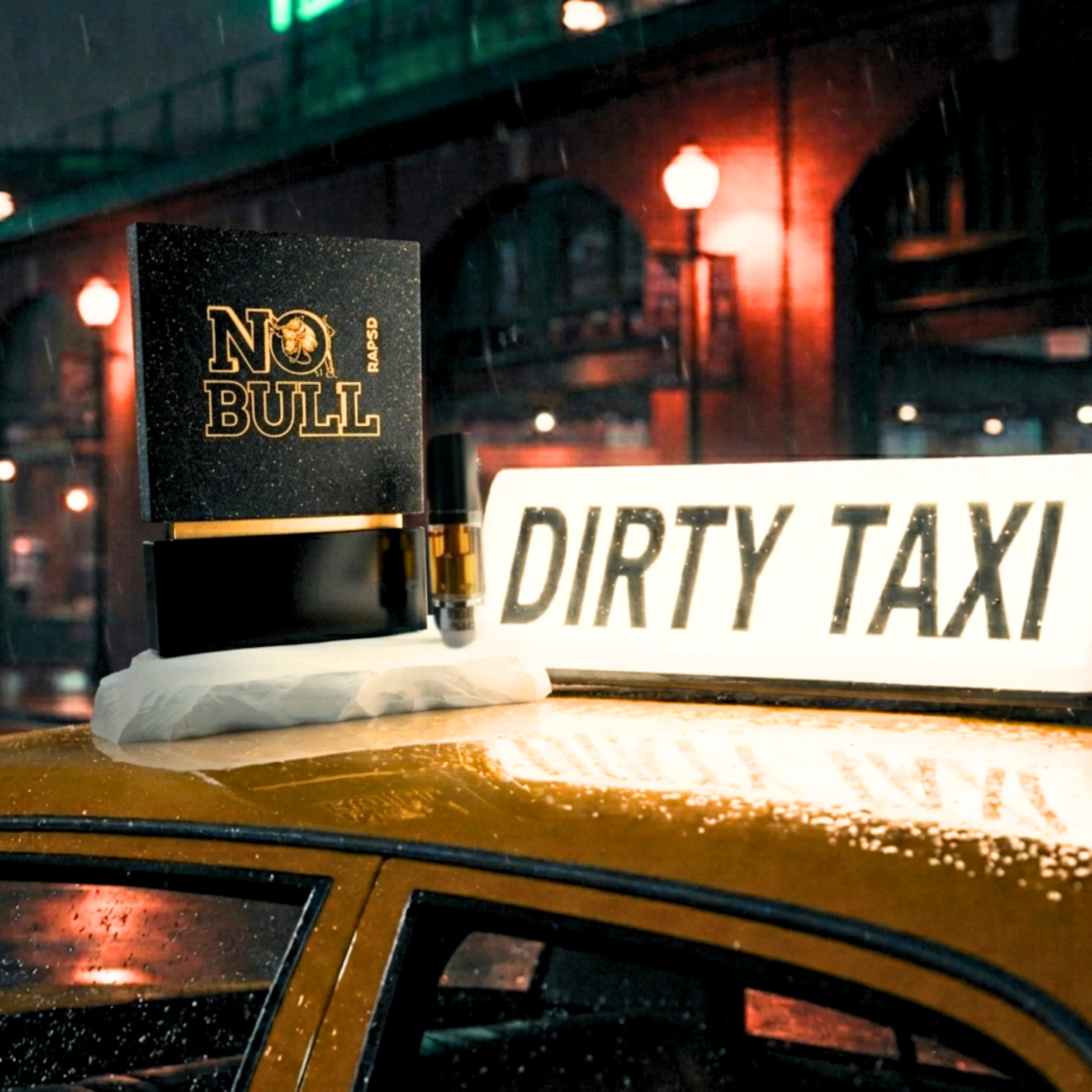 Dirty Taxi (H) | No Bull | 0.5g 510 Live Rosin Cartridge