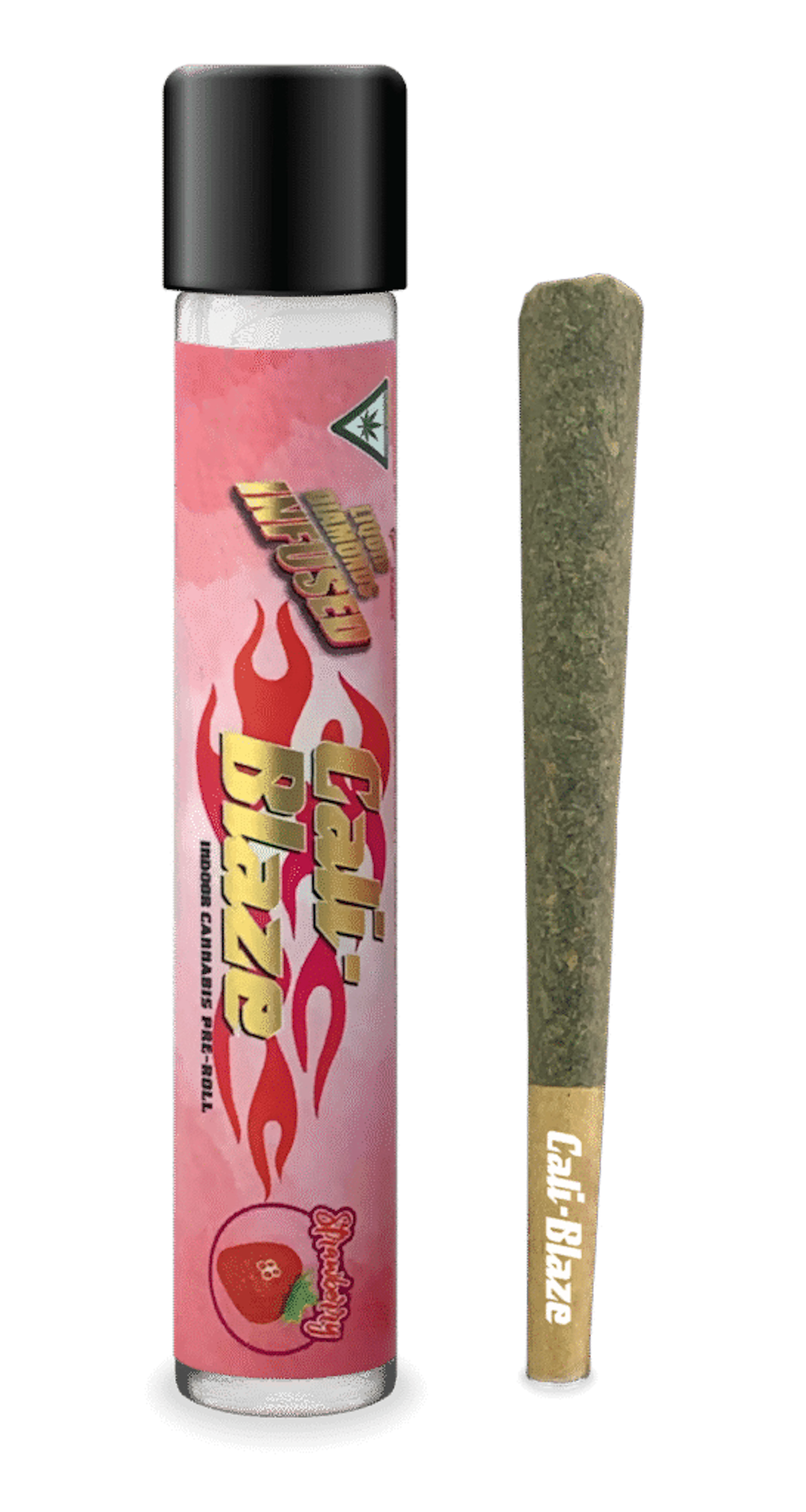 Strawberry (I) | Cali-Blaze Liquid Diamonds | 1.2g Infused Pre-Roll