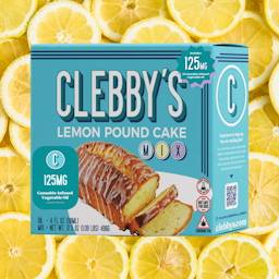 Infused Lemon Pound Cake Mix | Clebby's | 125mg 