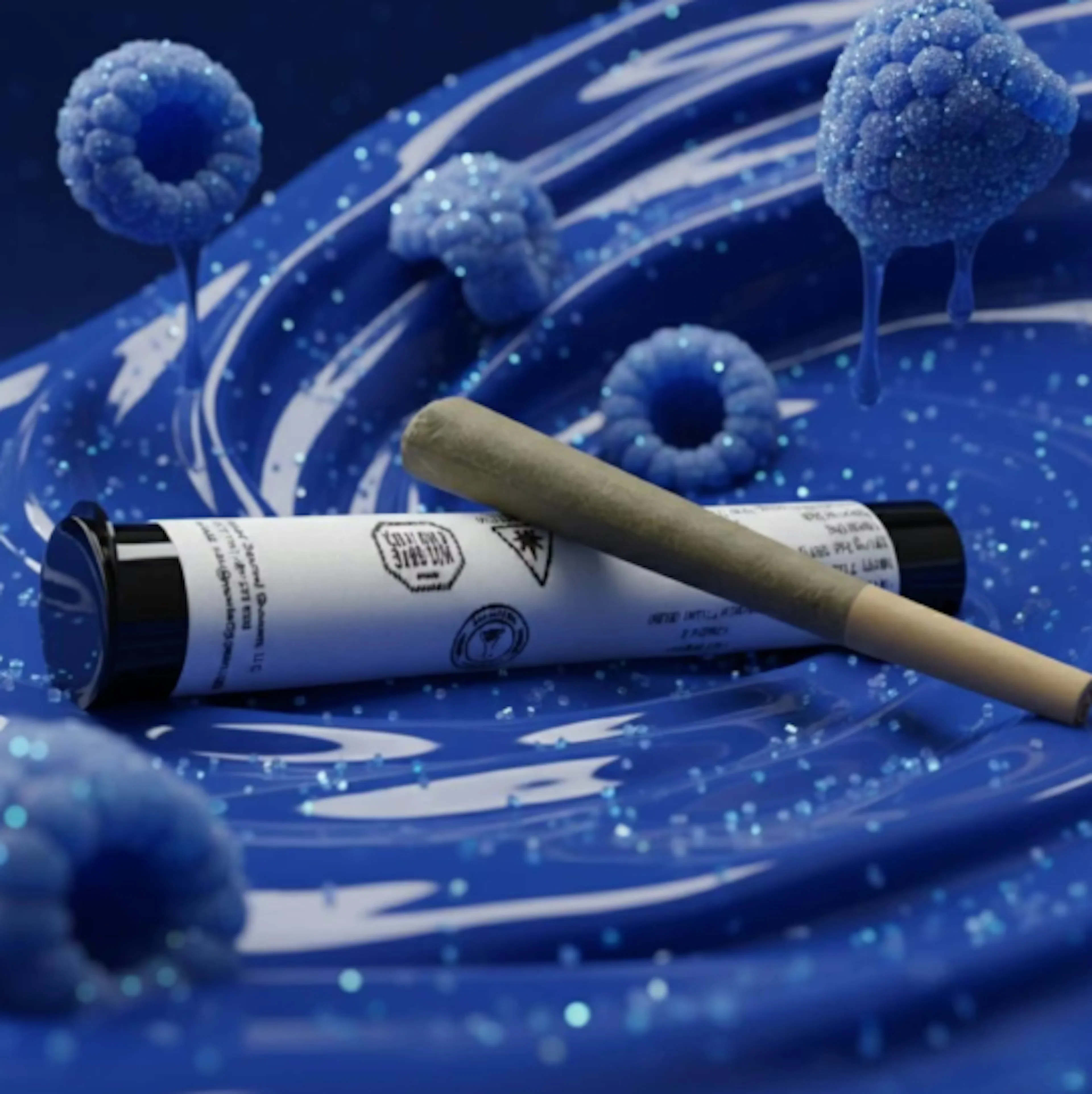 Blue Razz (H) | Twisted | 1g Infused Pre-Roll