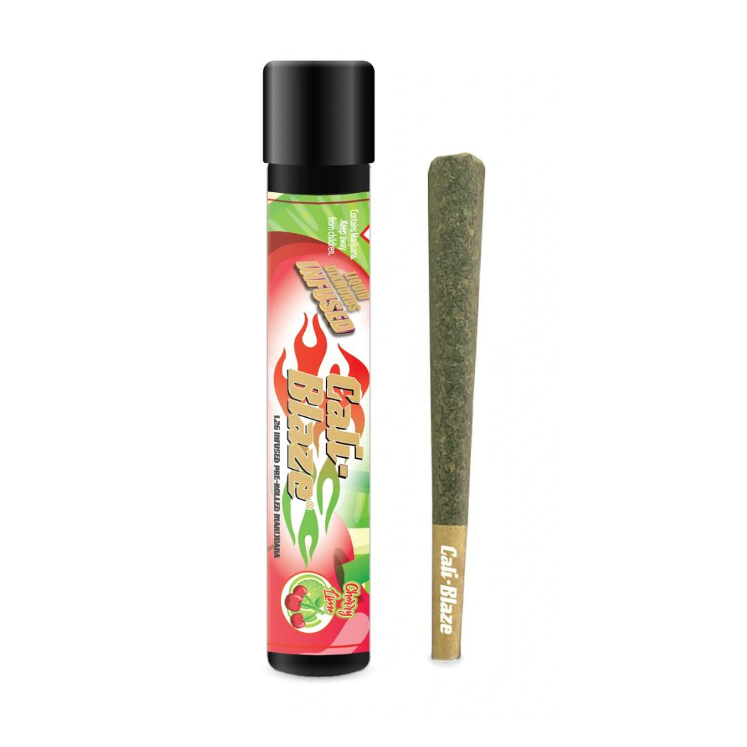 Cherry Lime (S) | Cali-Blaze Liquid Diamonds | 1.2g Infused Pre-Roll