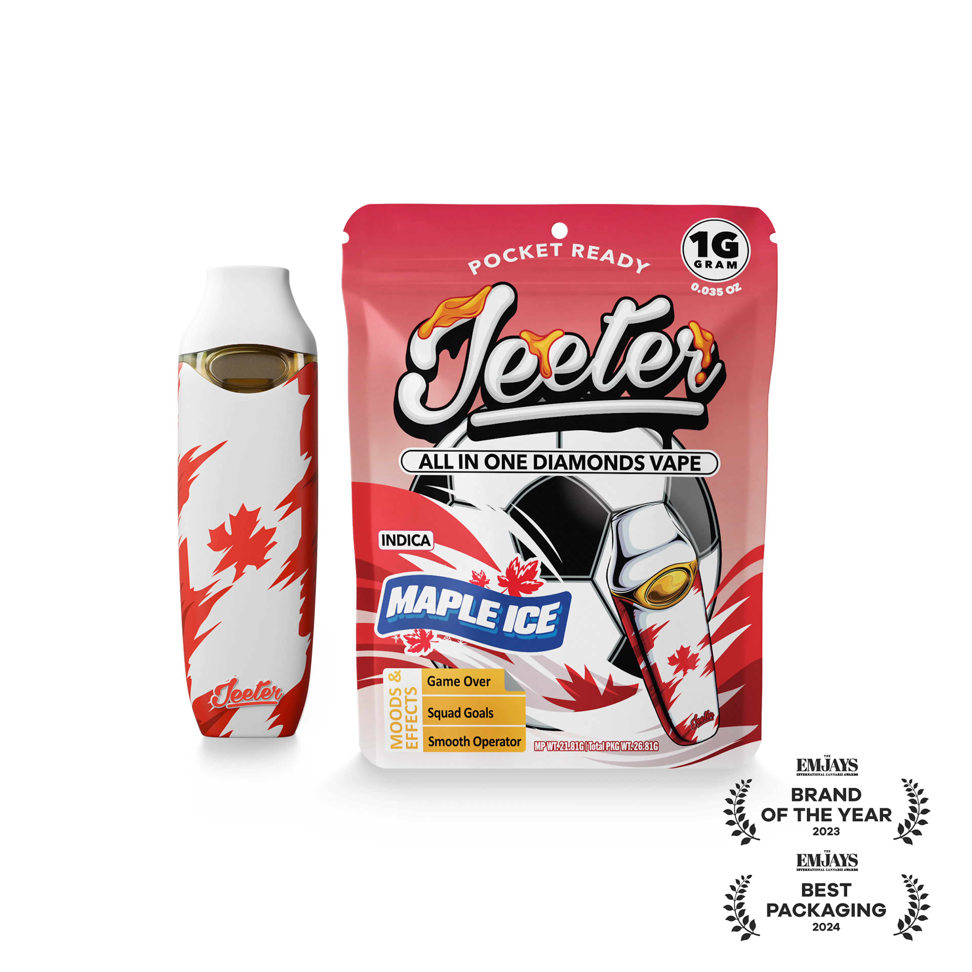 *LIMITED EDITION WC '26* Maple Ice (I) | Jeeter | 1g Disposable Liquid Diamond Cartridge