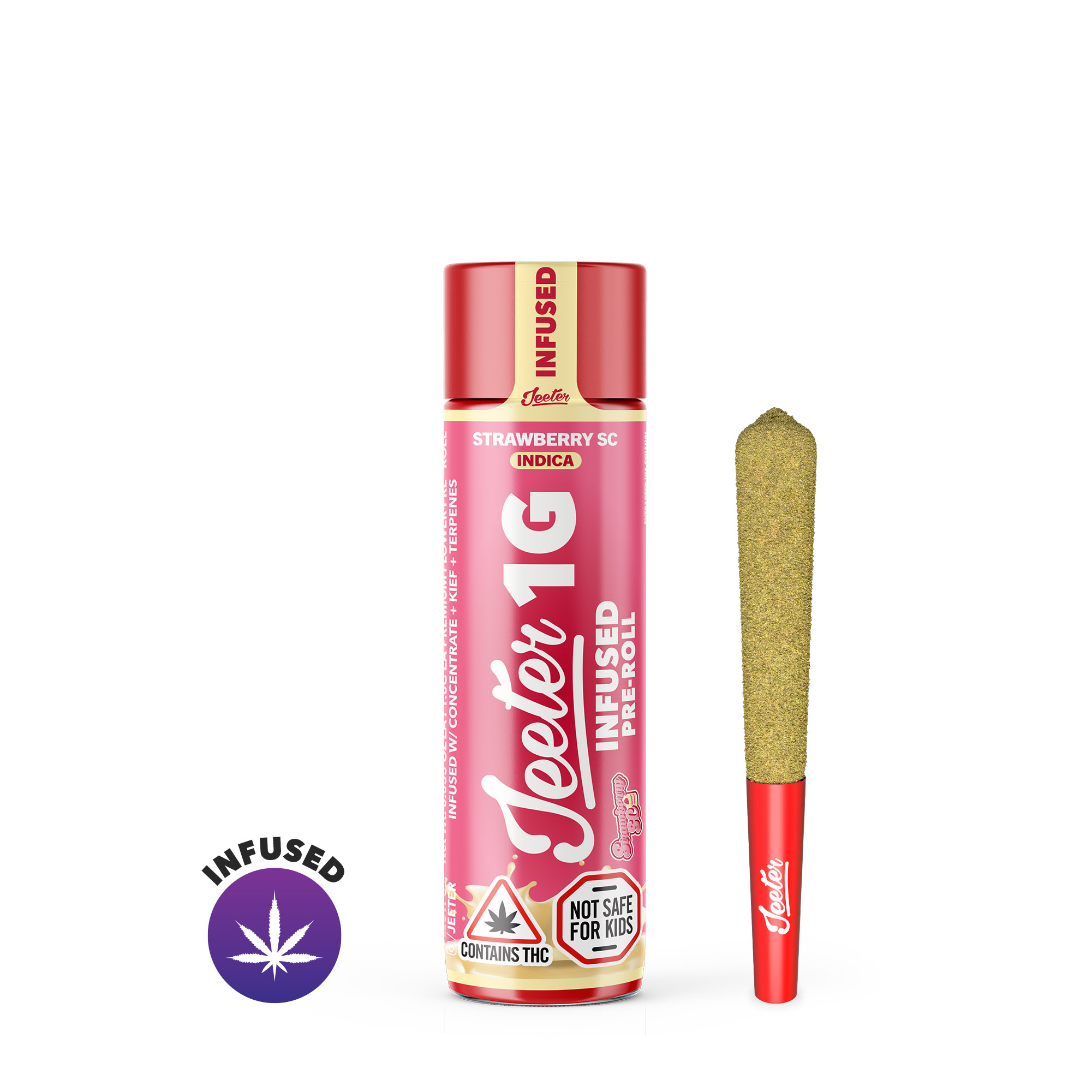 Strawberry SC (I) | Jeeter | 1g Infused Pre-Roll