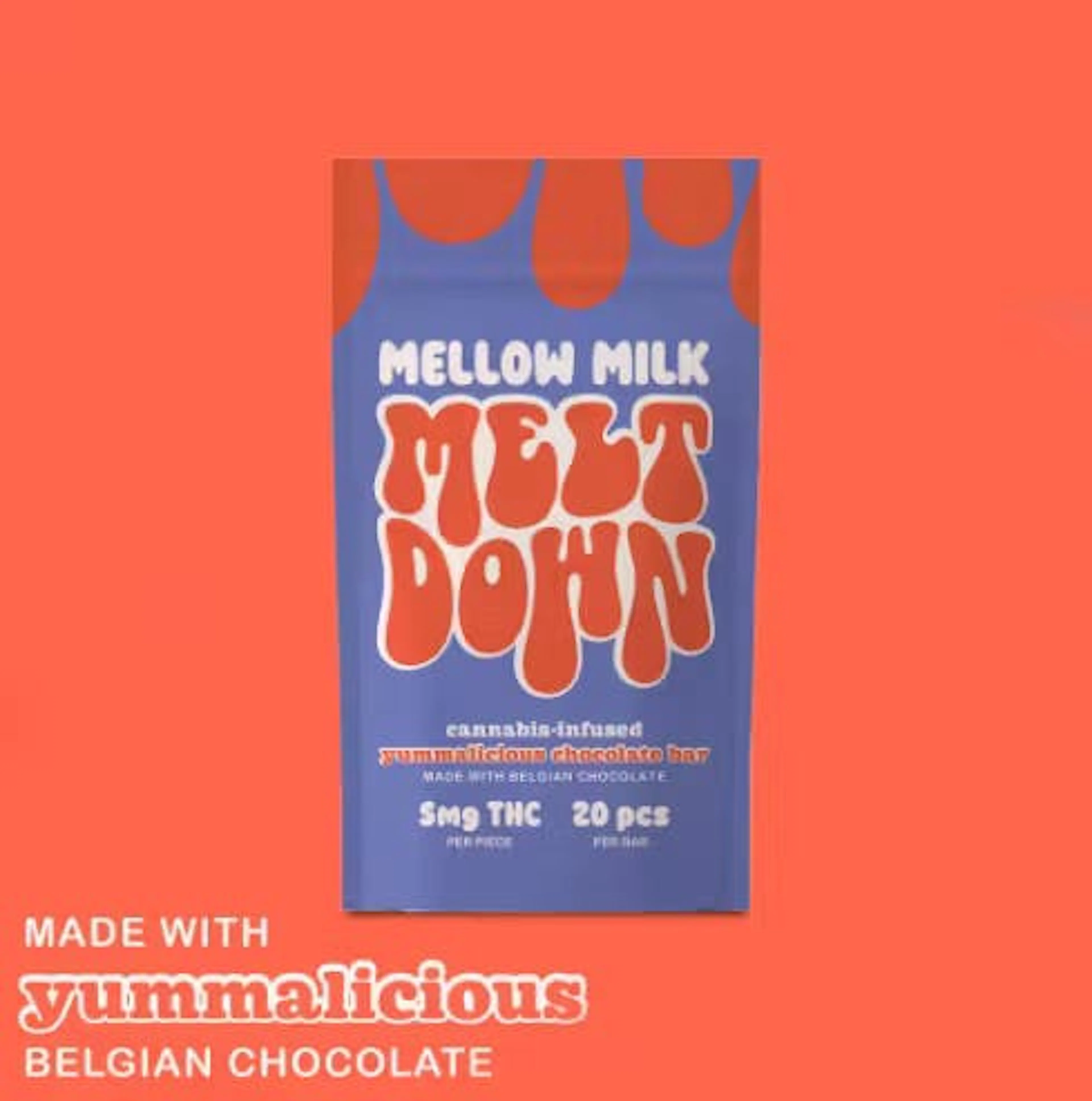 Mellow Milk | Meltdown | 100mg 20pk Chocolate