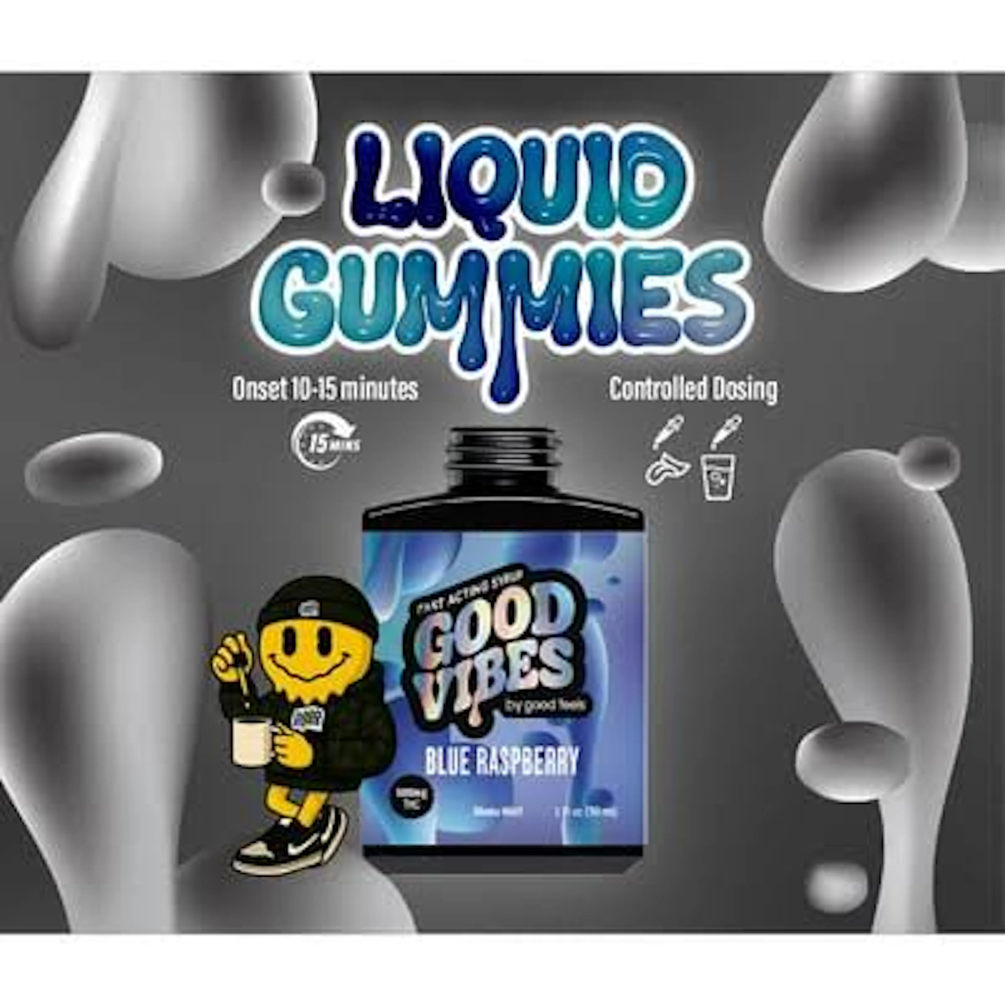 Blue Raspberry | Good Vibes | 500MG THC