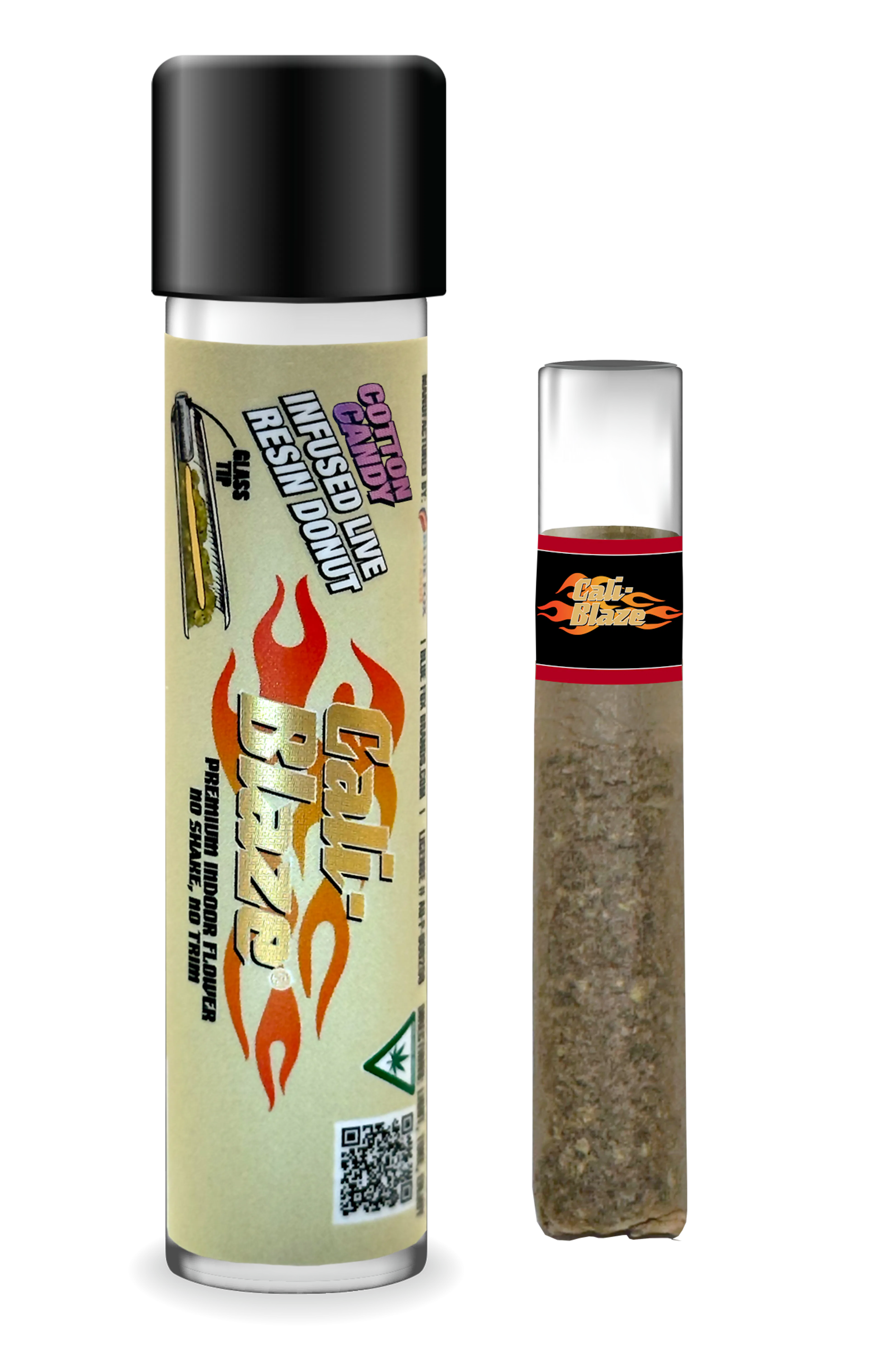 Cotton Candy (S) | Cali-Blaze Donut | 1.2g Infused Pre-Roll
