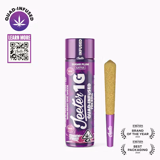 Sugar Plum (S) | Jeeter | 1g Infused Pre-Roll