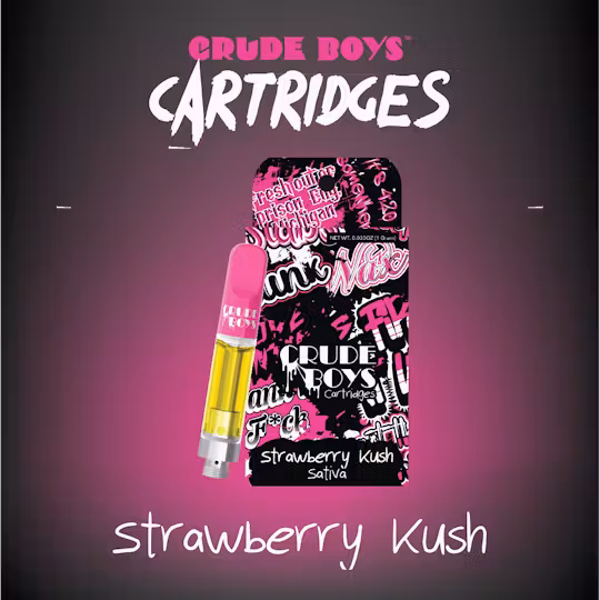 Strawberry Kush (S) | Crude Boys | 1g 510 Cartridge