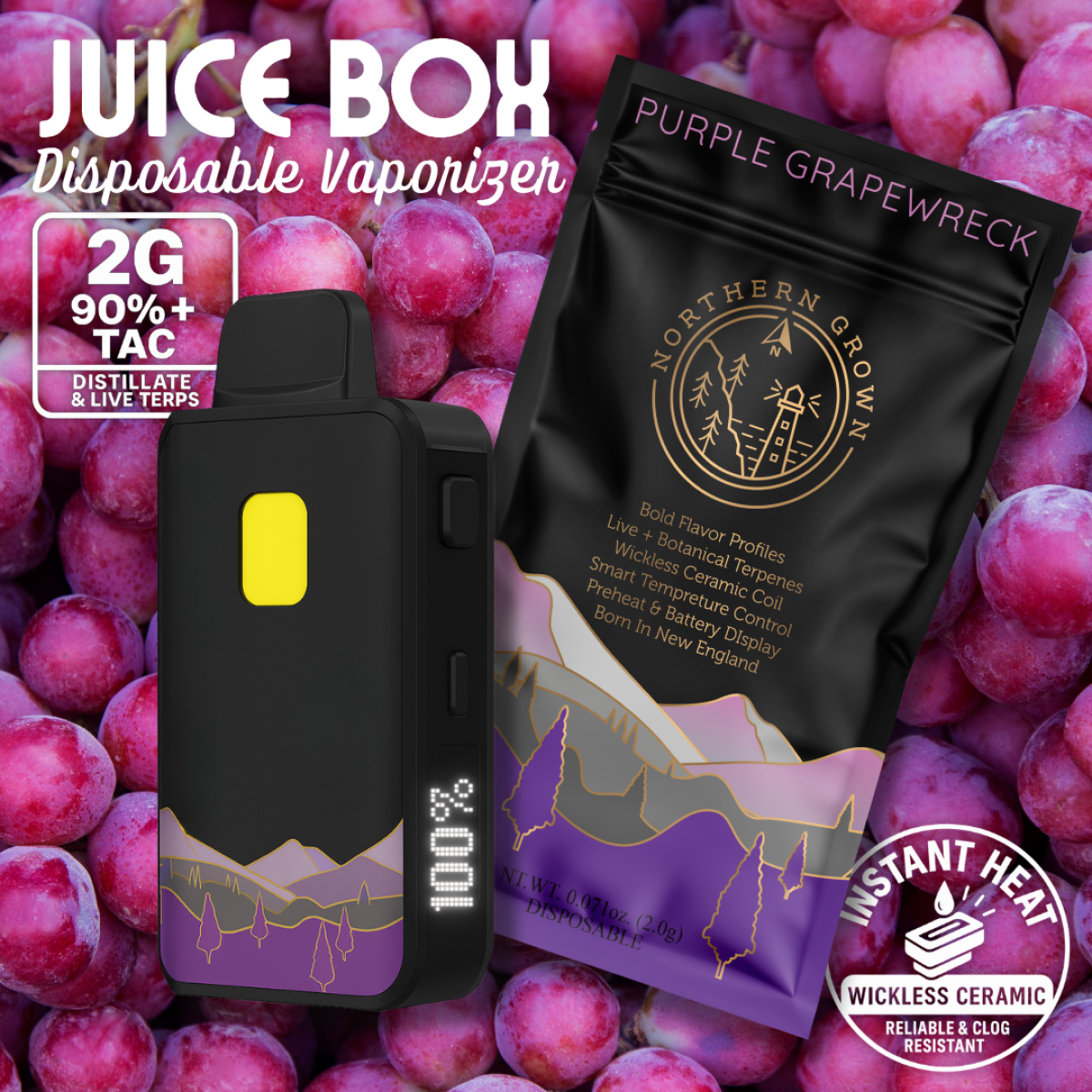 Purple Grapewreck (I) | Juice Box | 2g Disposable Cartridge