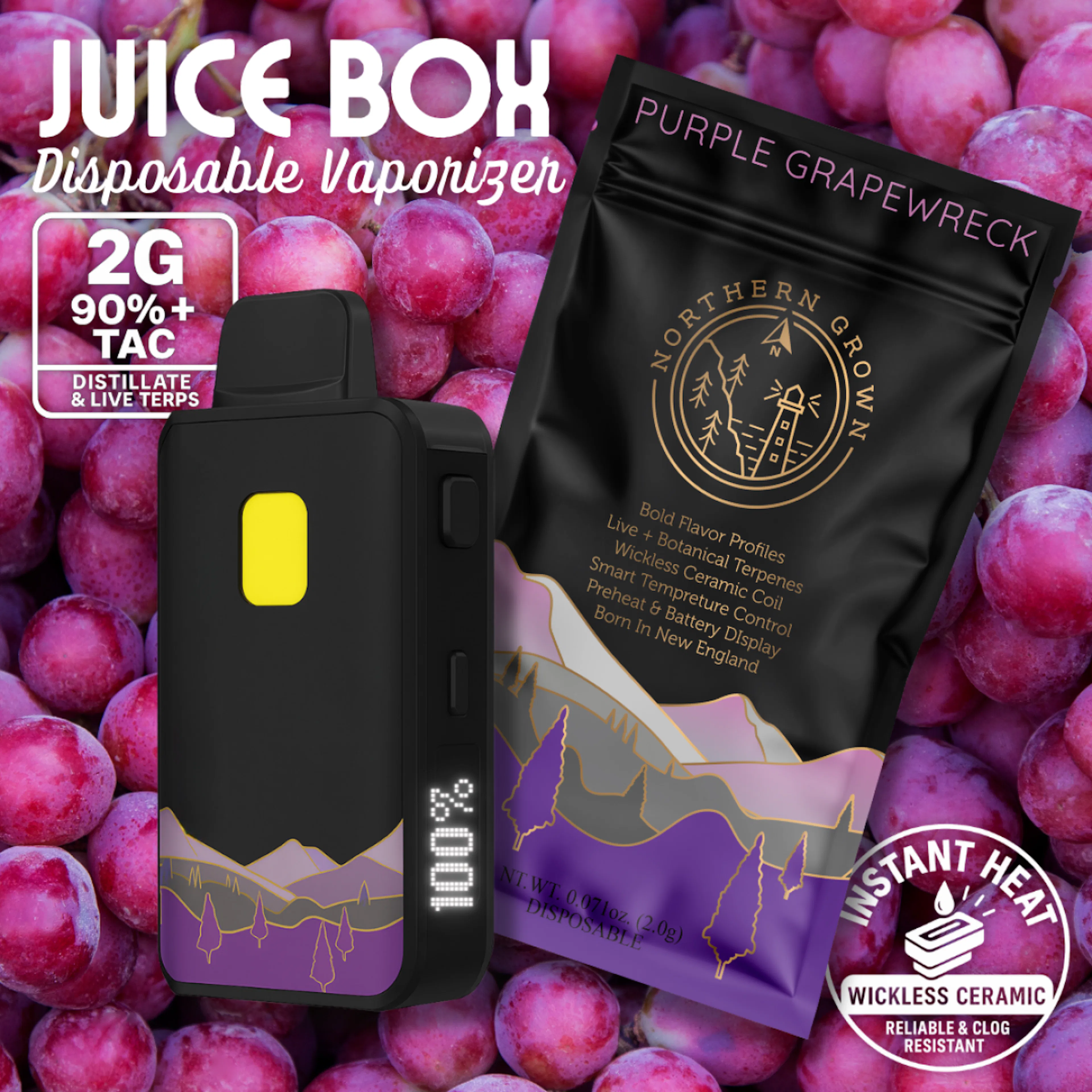 Purple Grapewreck (I) | Juice Box | 2g Disposable Cartridge