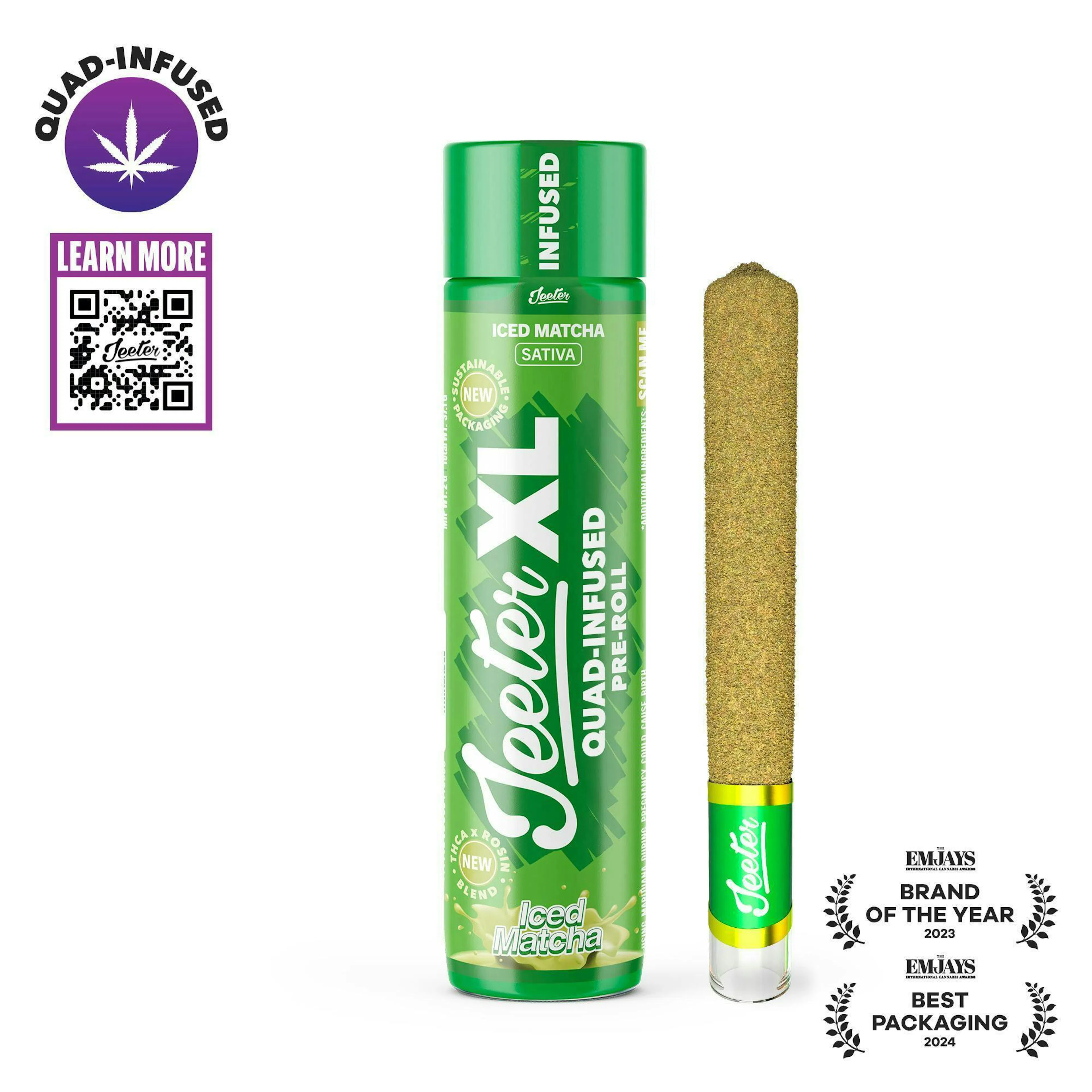 Iced Matcha (S) | Jeeter XL | 2g Infused Pre-Roll