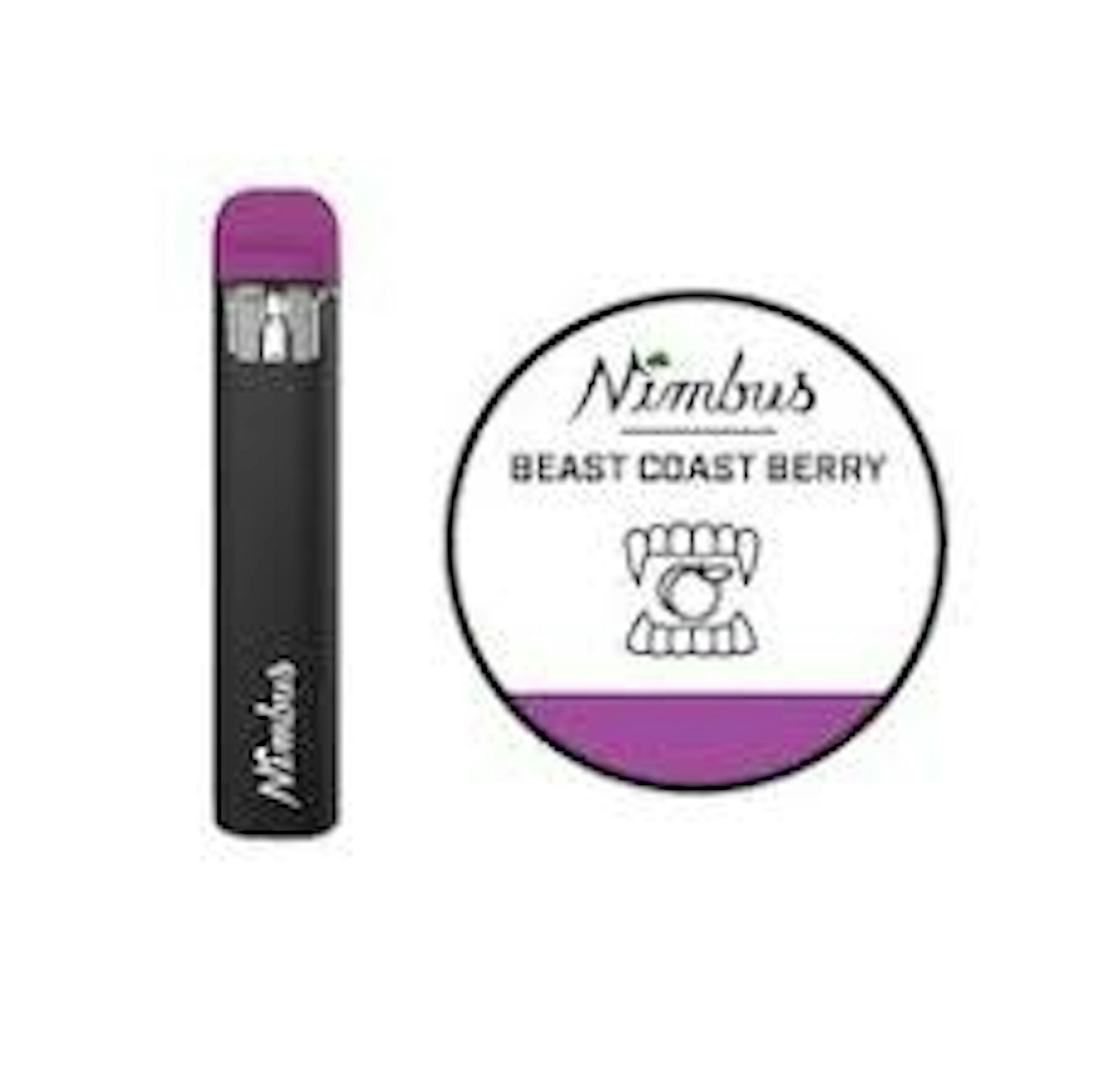 Beast Coast Berry (H) | Nimbus | 1g Disposable 1g