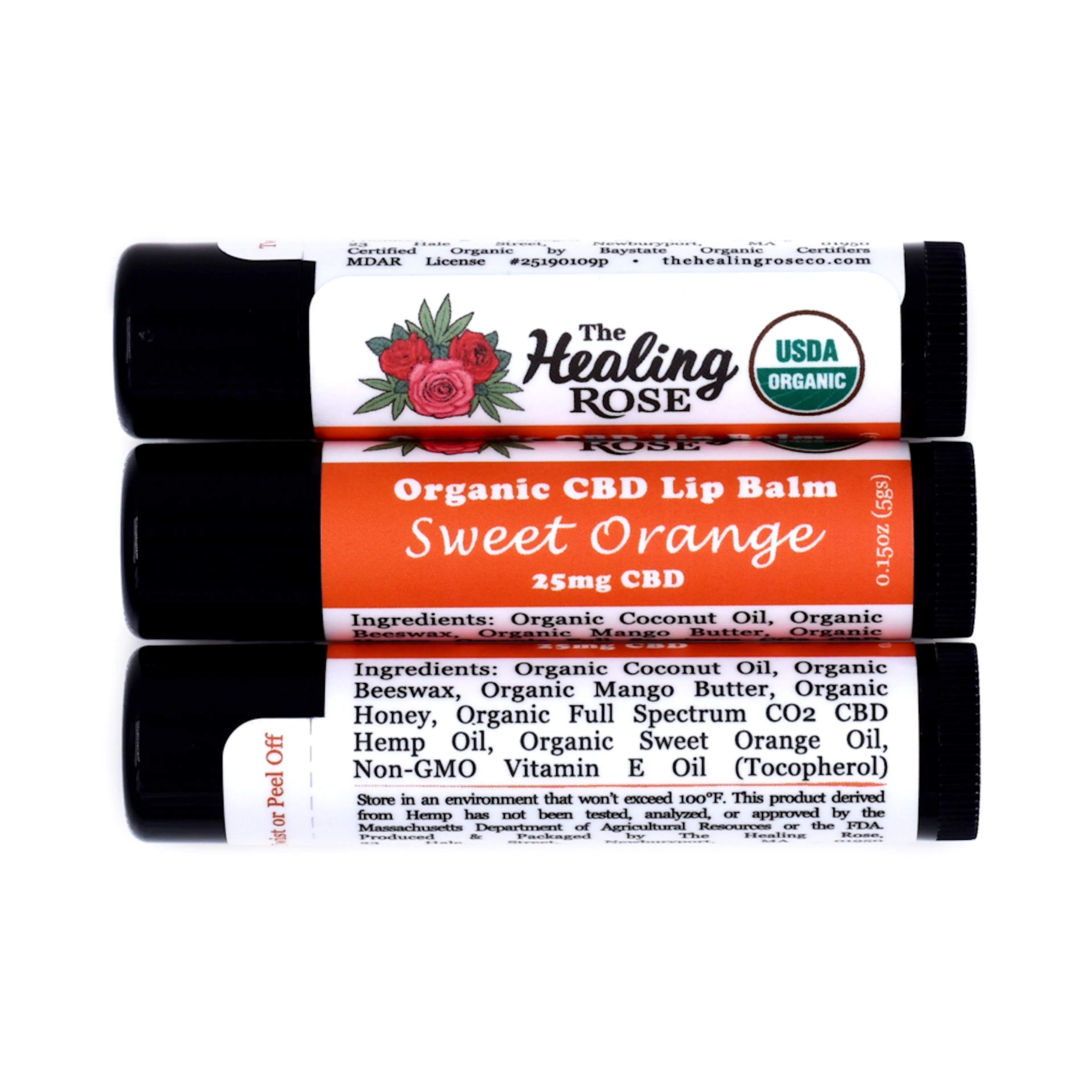 Sweet Orange CBD Lip Balm