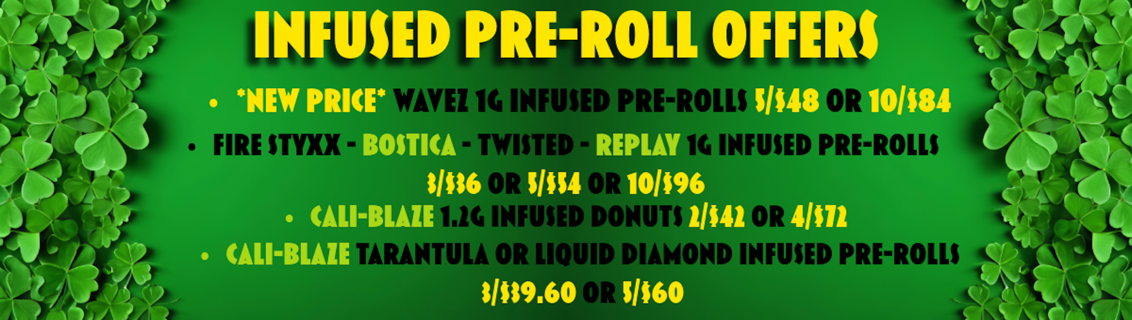 MARCH INFUSED PREROLLS