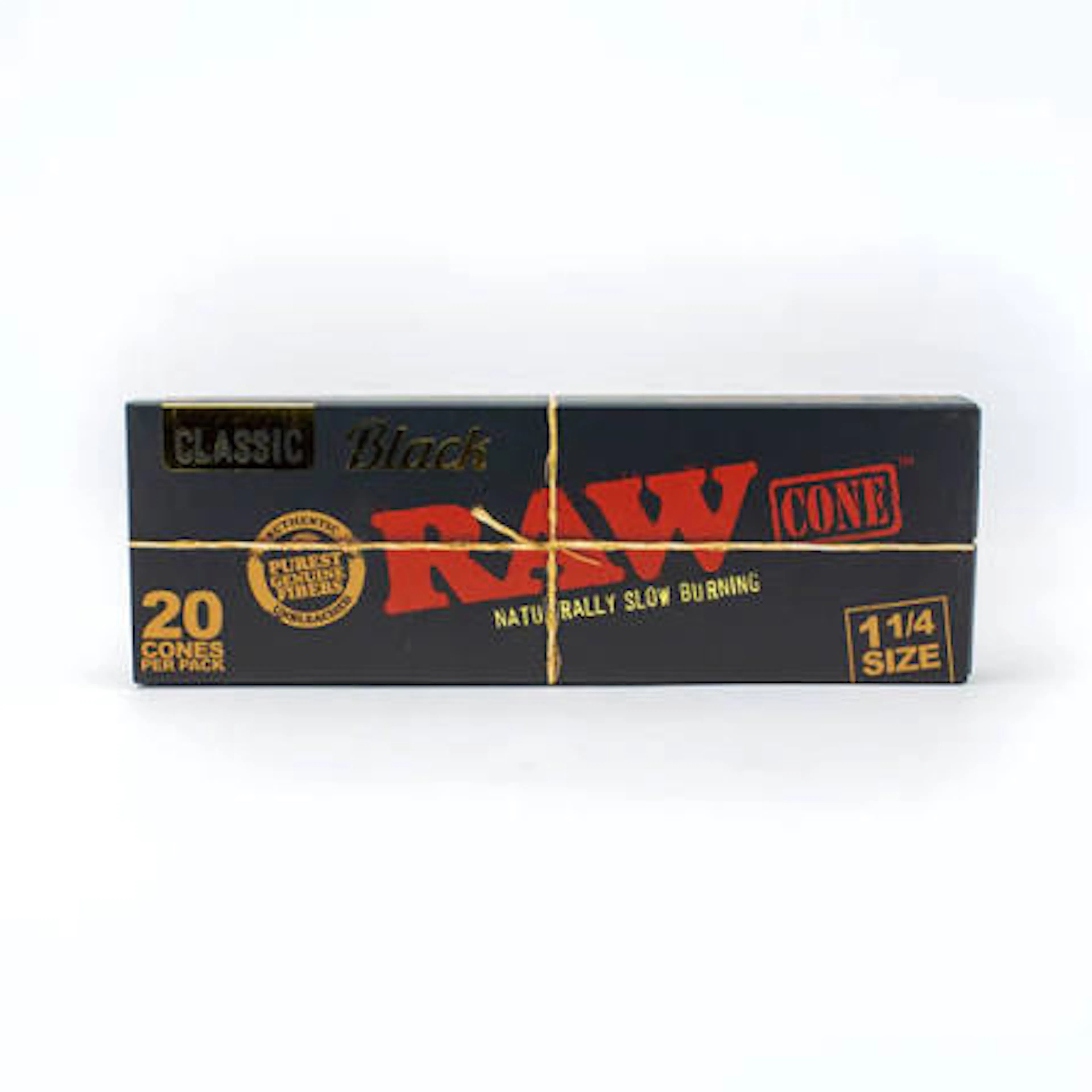 Raw Black - Classic 1 1/4 Cones 20 pk