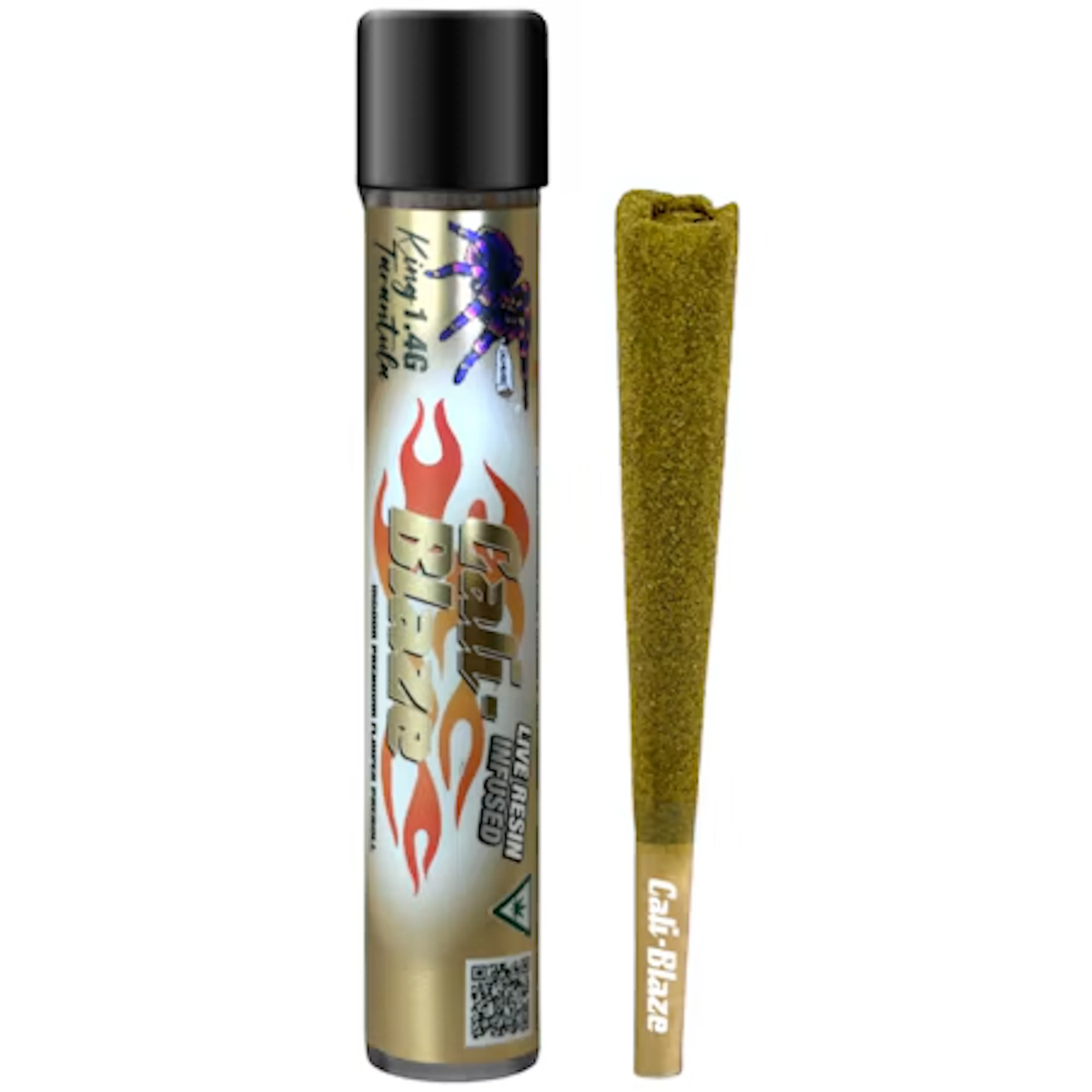 London Pound Cake (S) | Cali-Blaze King Tarantula | 1.4g Infused Pre-Roll