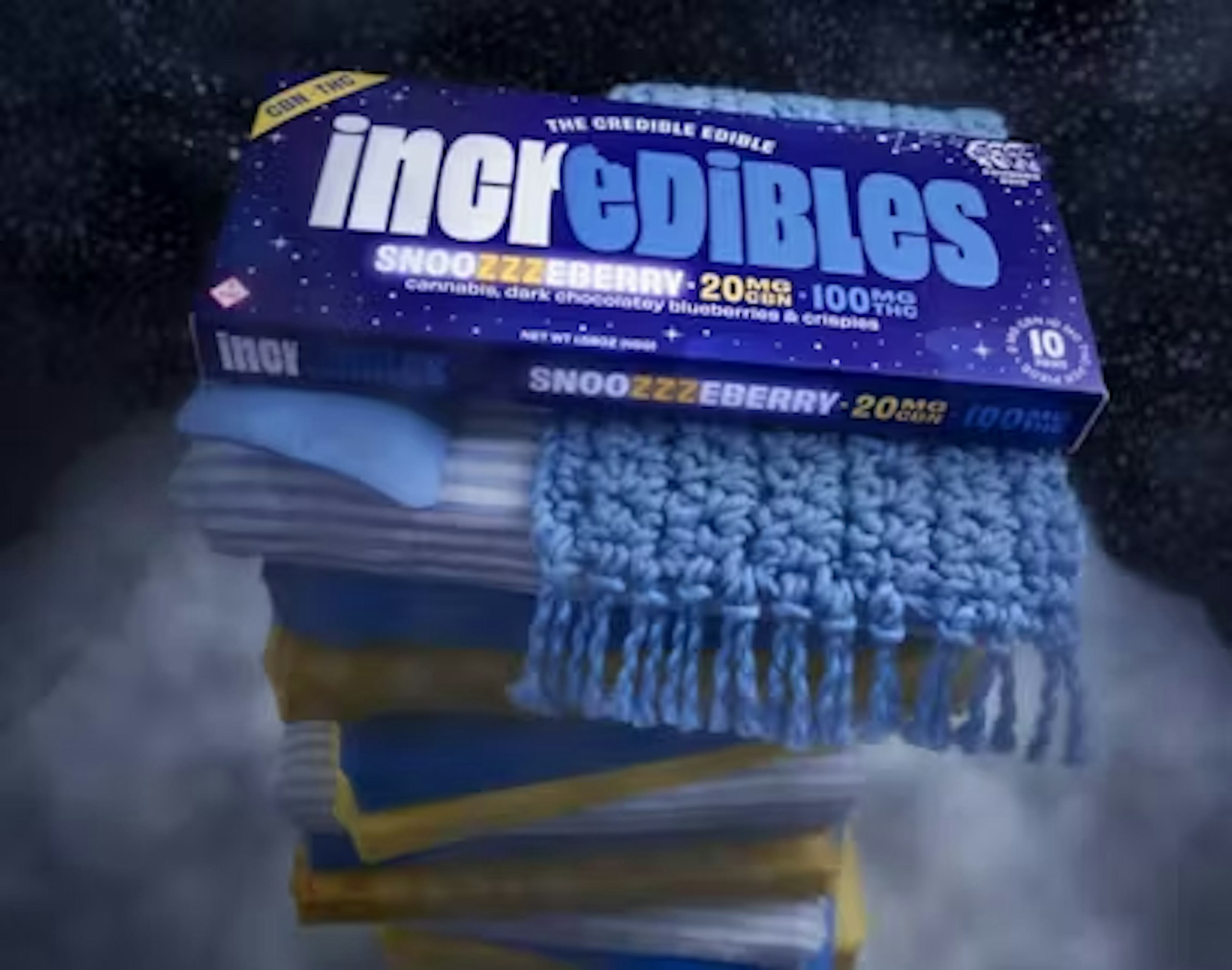 SnooZZZeberry CBN:THC (1:5) | Incredibles | 100mg 20pk Chocolate Bar
