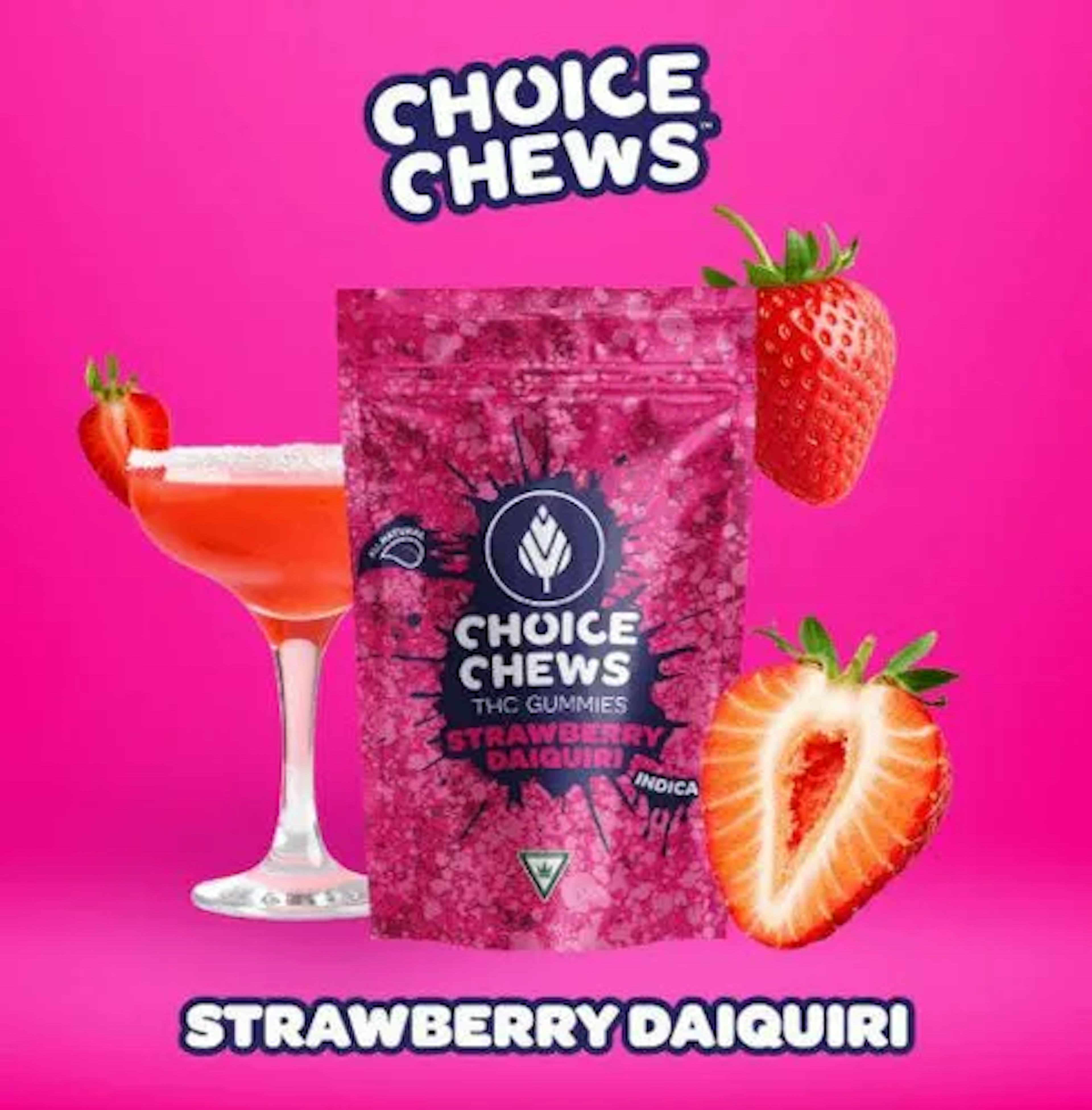 Strawberry Daiquiri (I) | Choice Chews | 100mg 20pk Gummies
