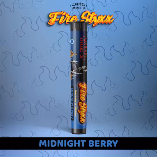 Midnight Berry (H) | Fire Styxx | 1g Infused Pre-Roll