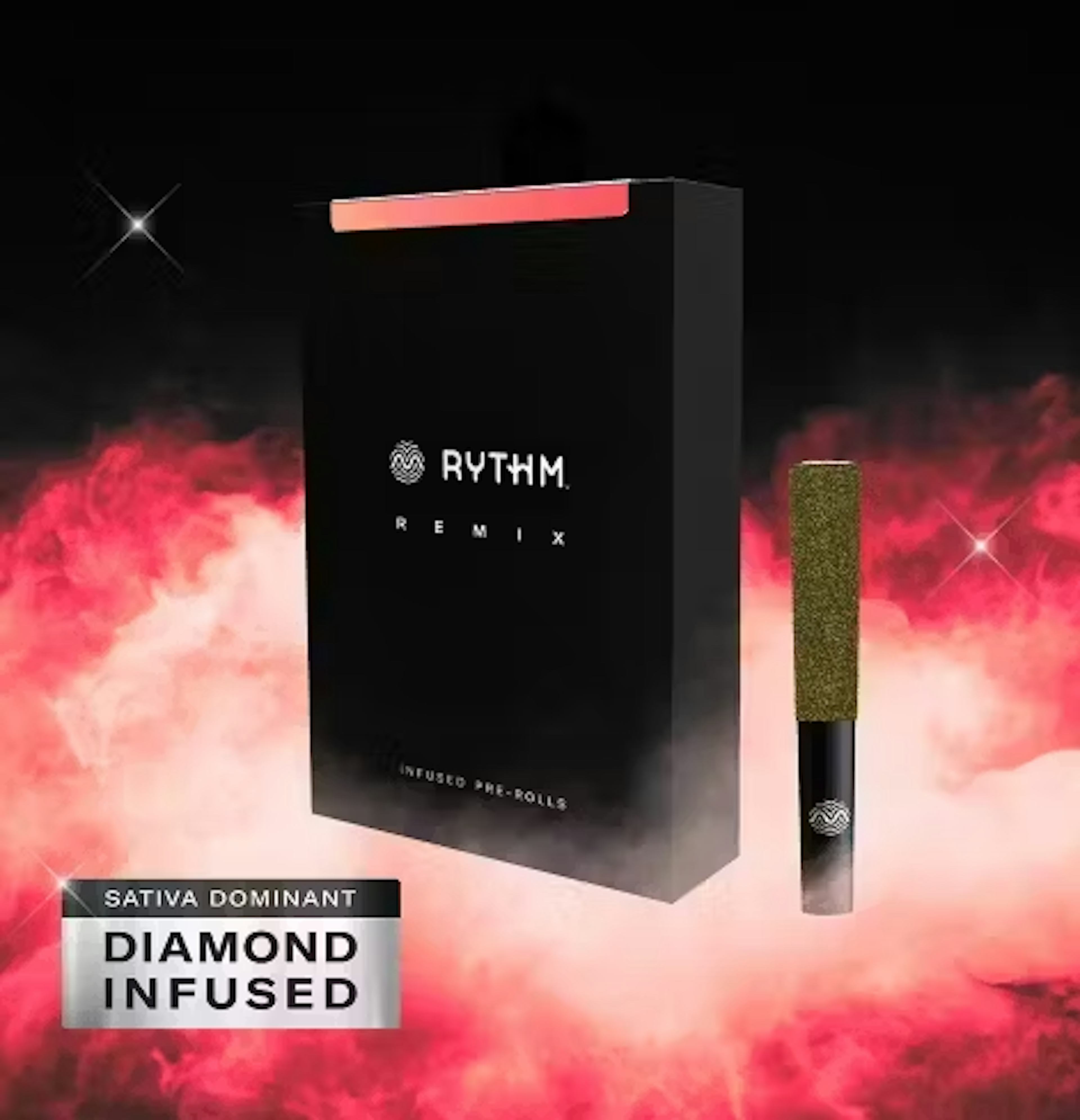 Strawberry Sour Diesel (S) | Rythm | .5g 5pk Infused Pre-Rolls