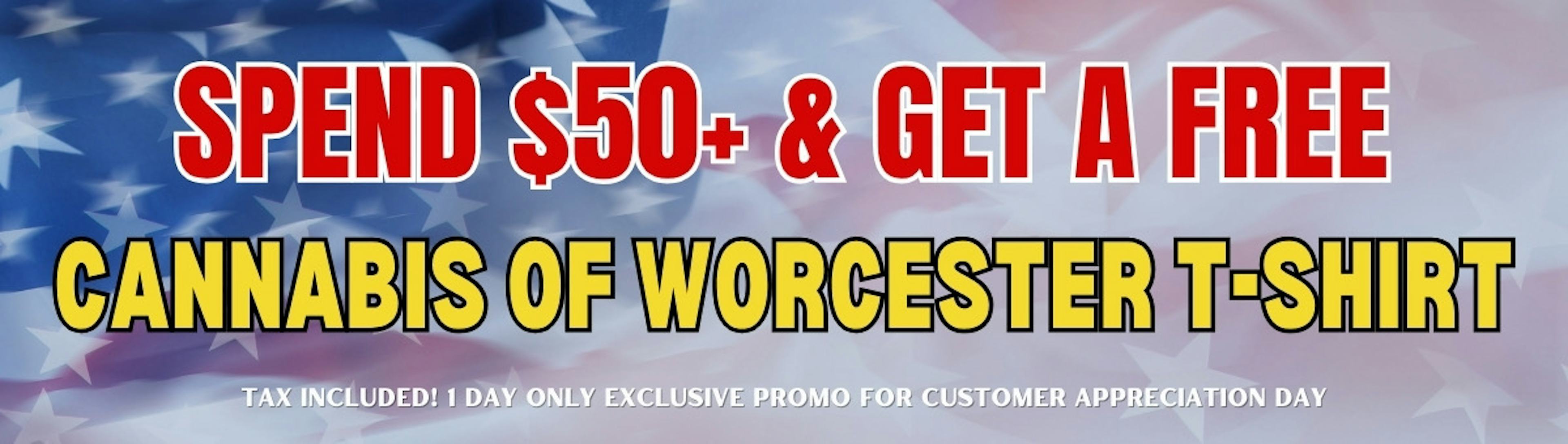 SPEND $50 GET SHIRT
