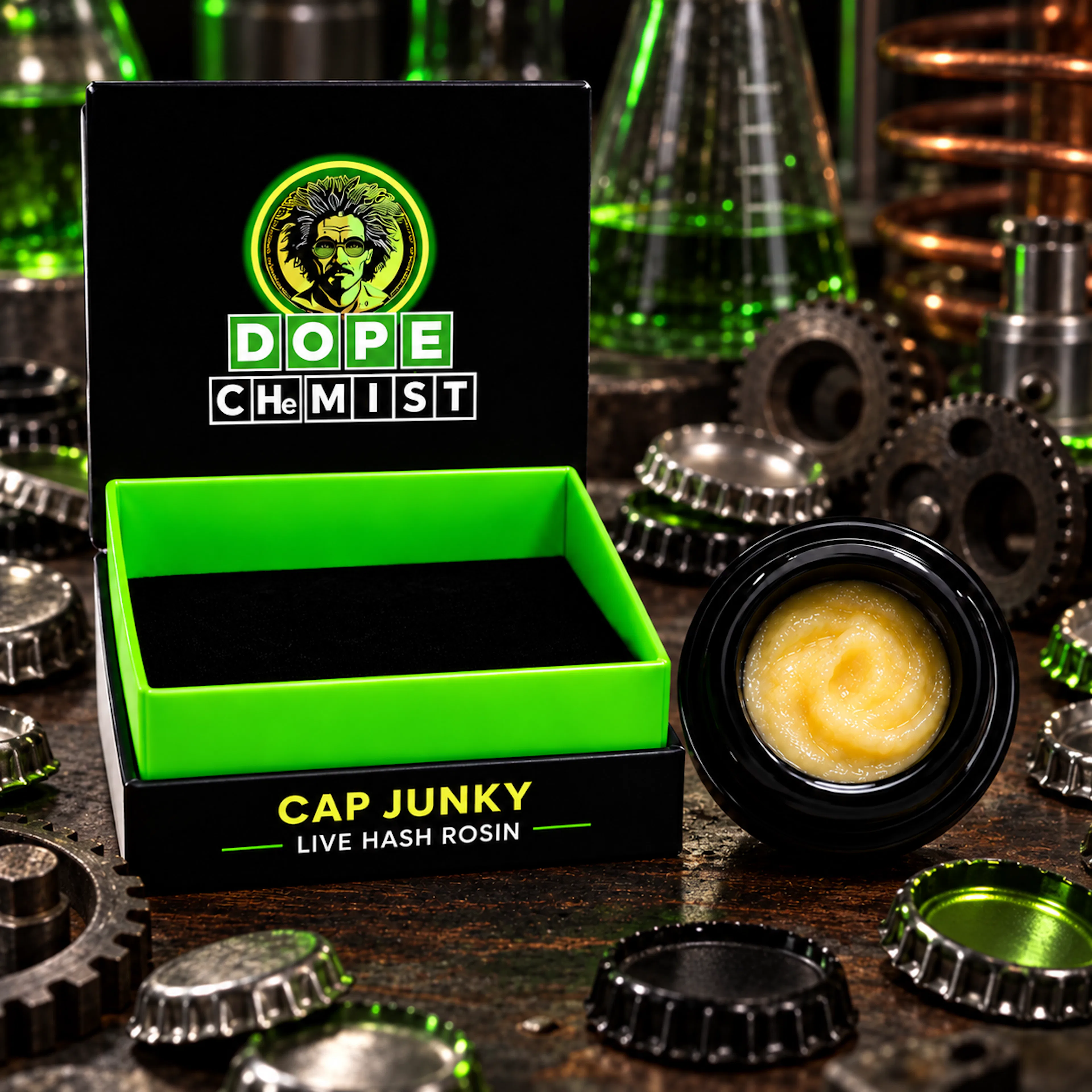Cap Junky (H) | Dope Chemist | 1g Live Hash Rosin