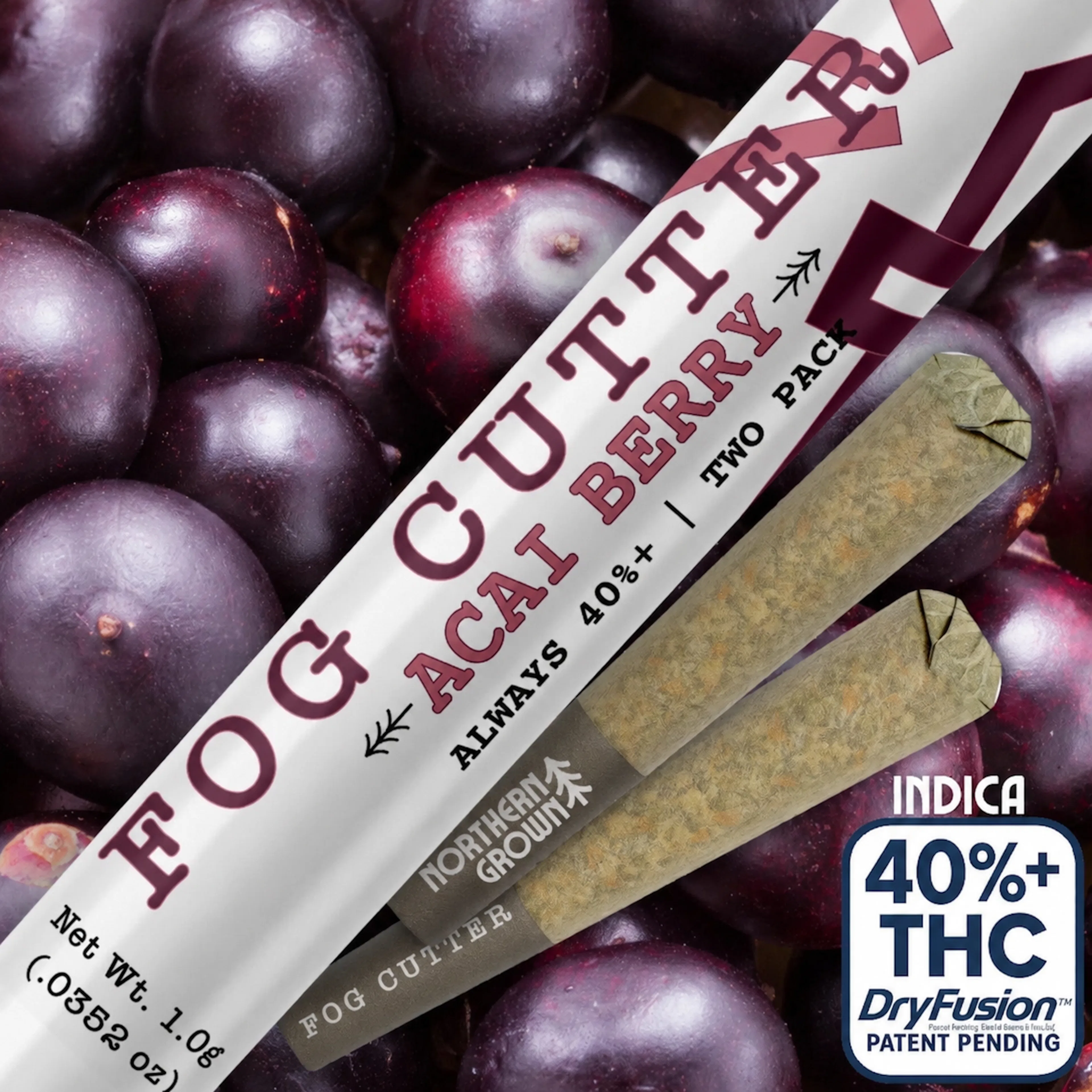 Acai Berry (I) | Fog Cutter | 0.5g 2pk Infused Pre-Rolls