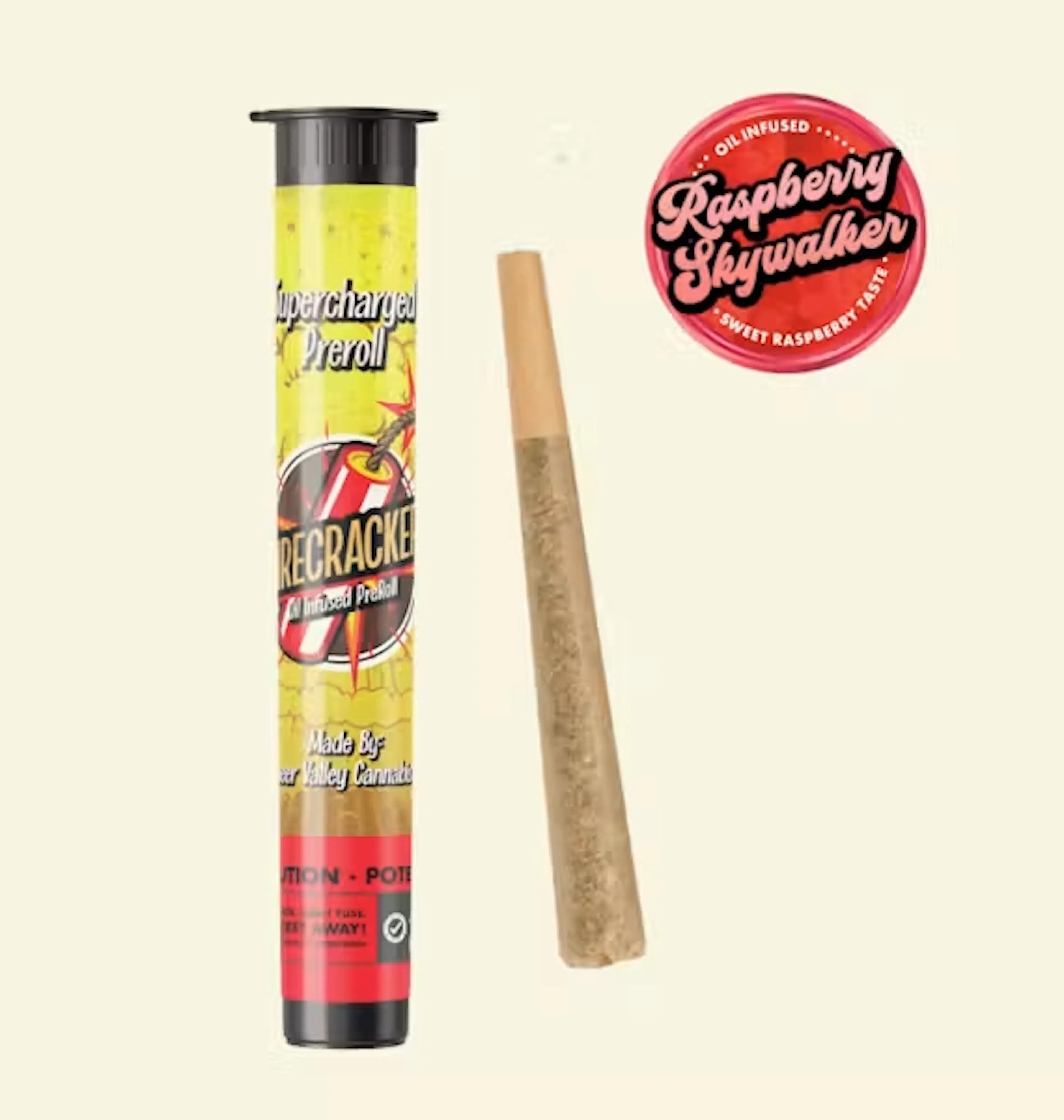 Raspberry SWOG (H) | Pioneer Valley Firecracker | 1g Infused Pre-Roll