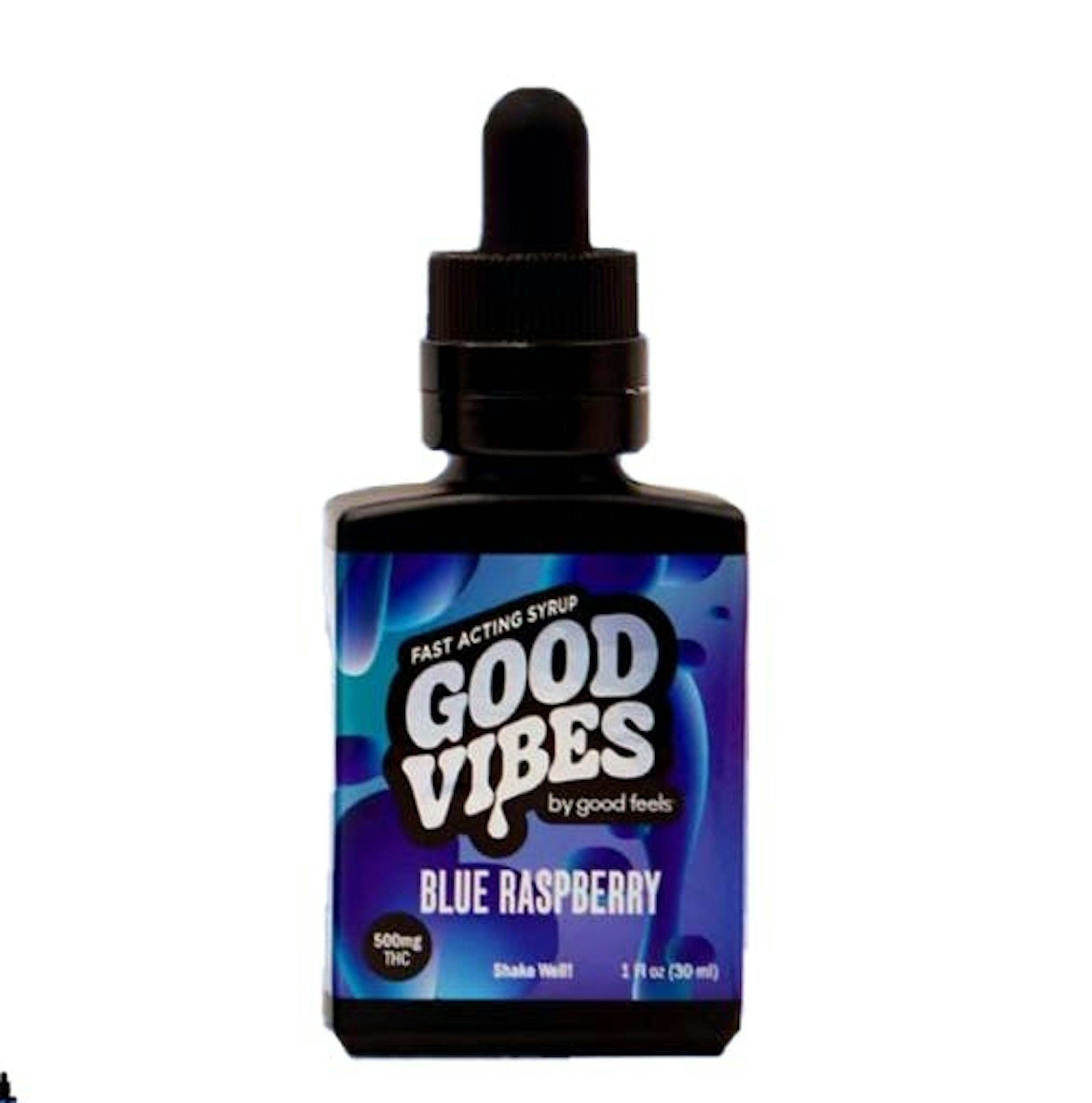 Blue Raspberry Syrup | Good Vibes | 500MG THC