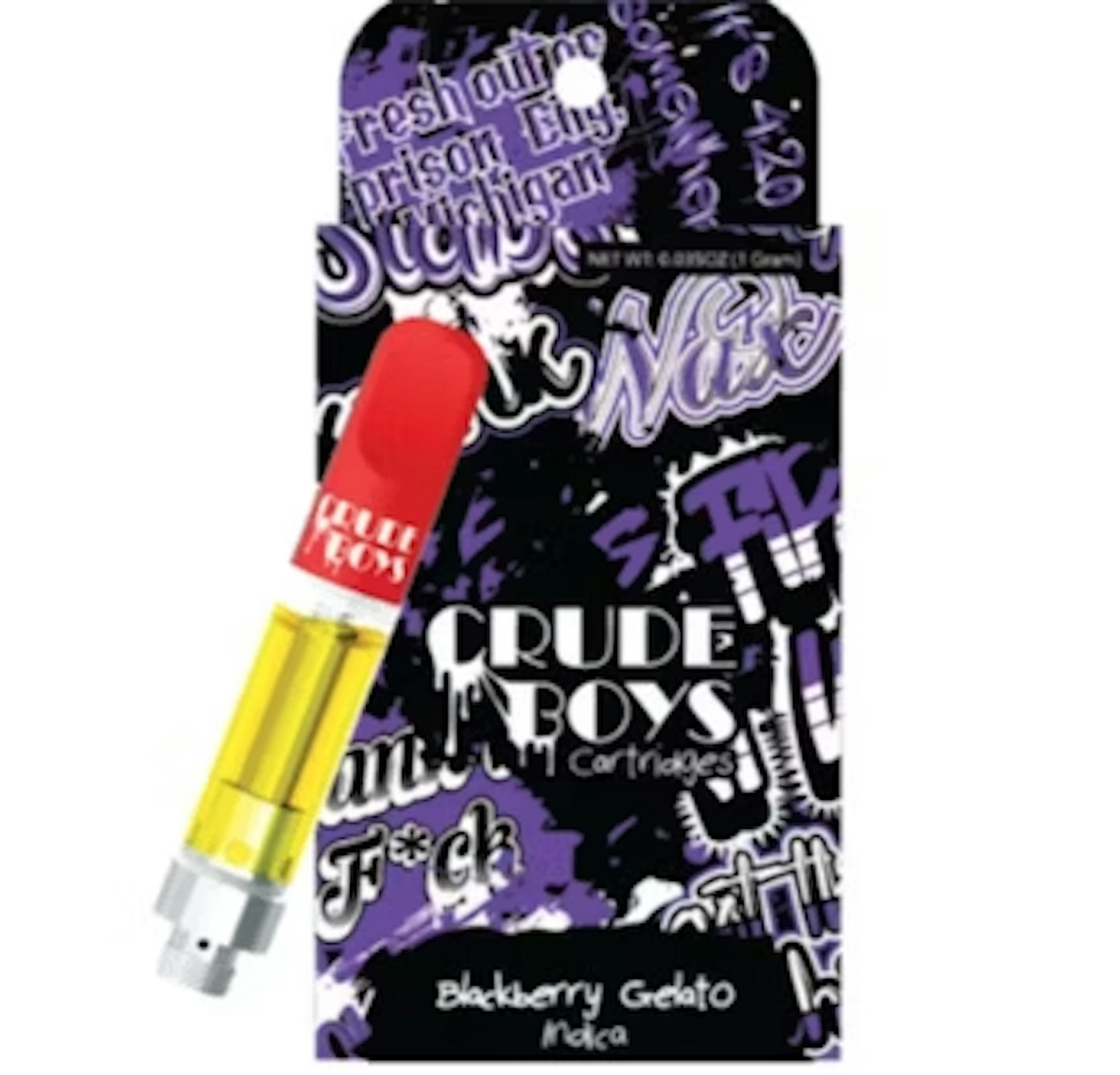 Blackberry Gelato (I) | Crude Boys | 1g 510 Cartridge