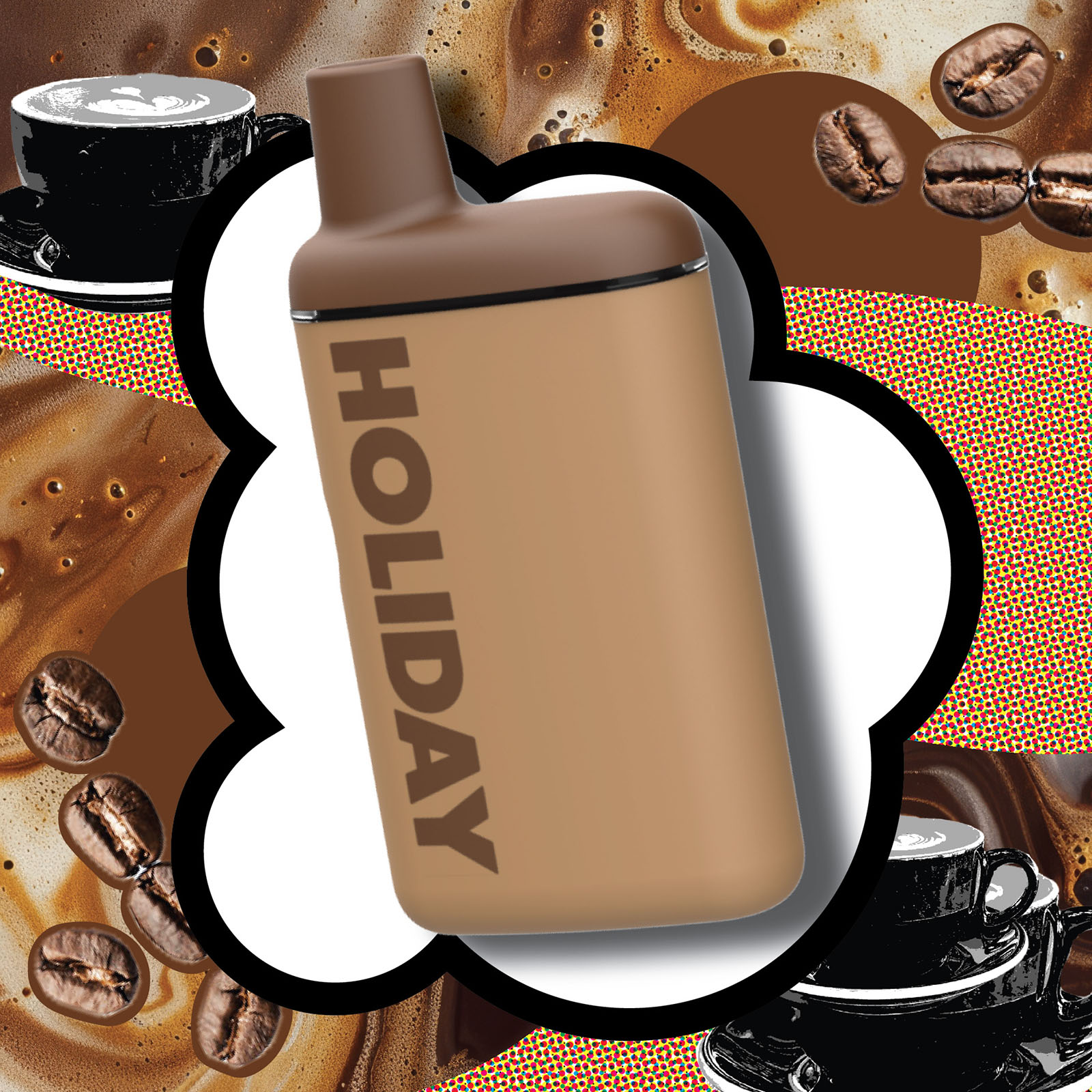 Coffee Break 4:1 THC:THCV | Holiday H-Bar | 0.5g Disposable ...