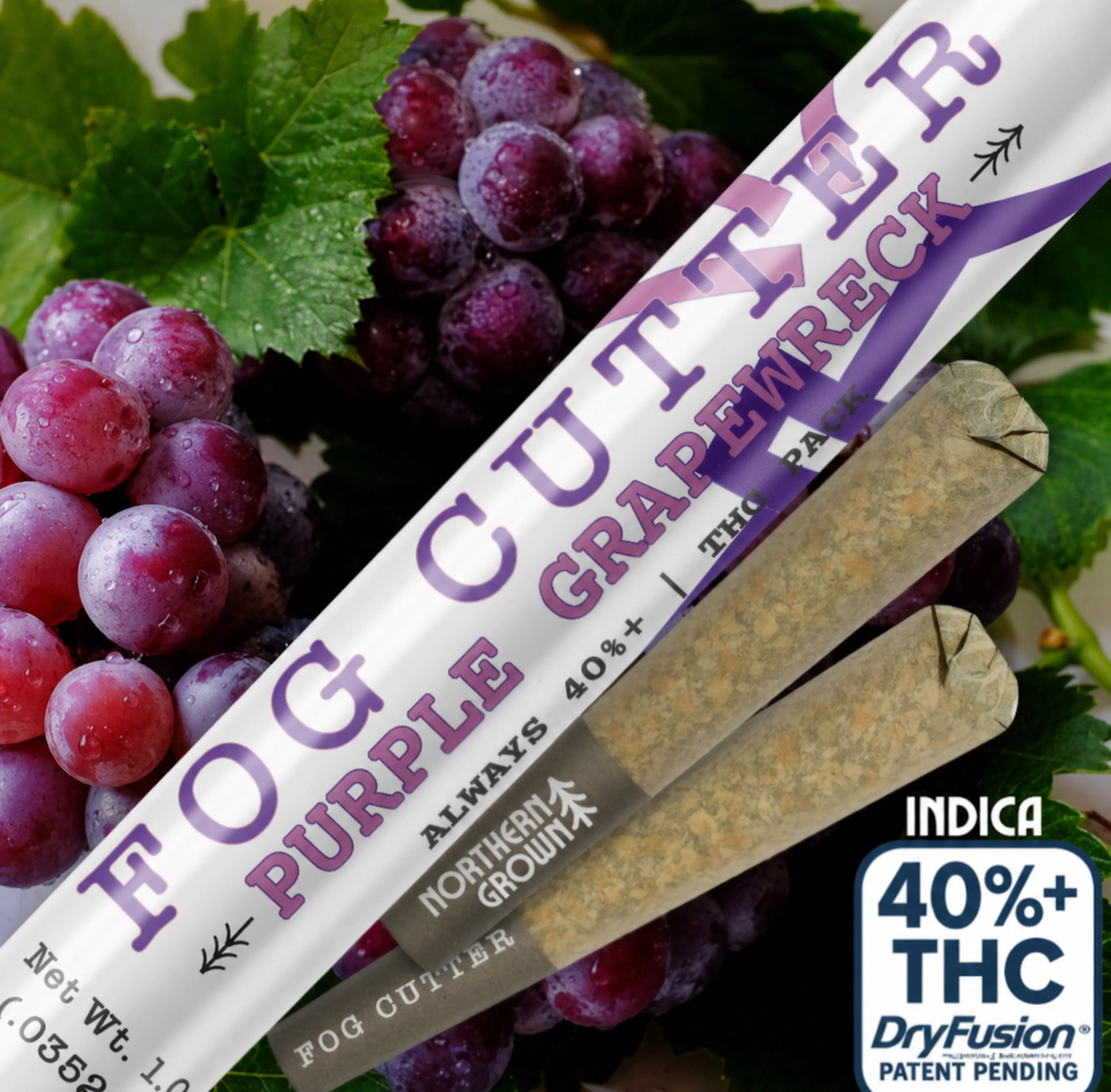 Purple Grapewreck (I) | Fog Cutter | 0.5g 2pk Infused Pre-Rolls