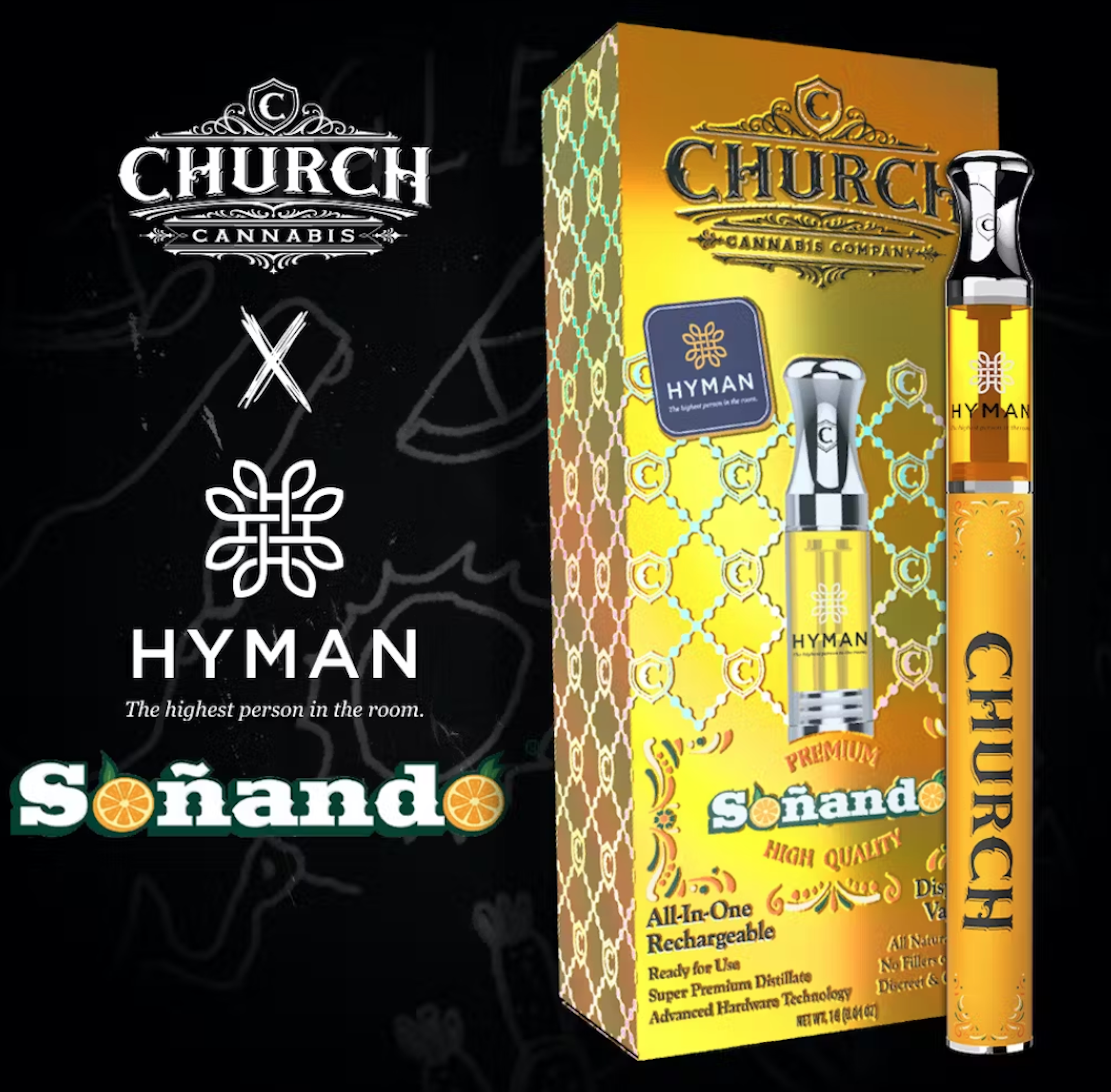 Sonando (H) | Church | 1.0g AIO Cartridge