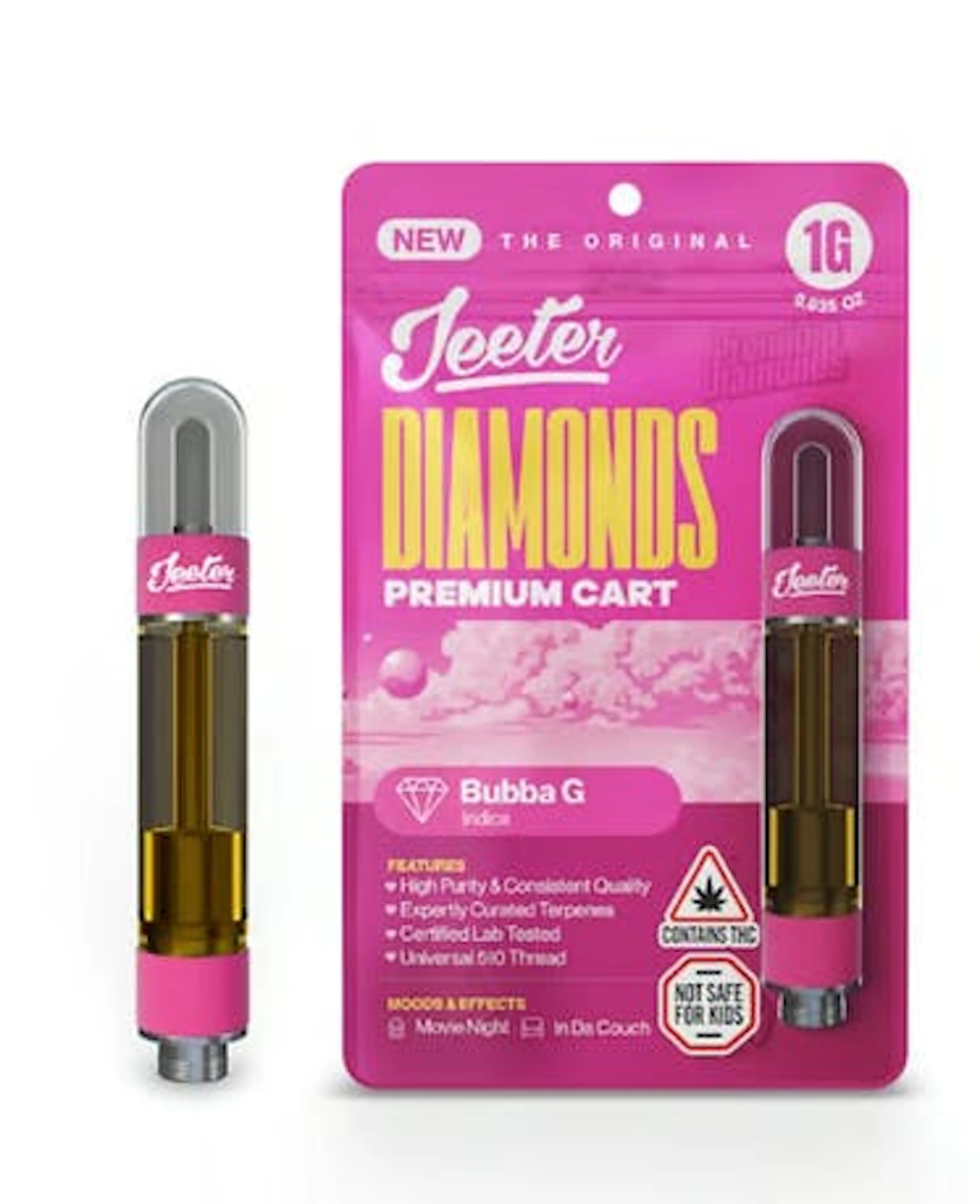 Bubba G (I) | Jeeter | 1g 510 Liquid Diamond Cartridge
