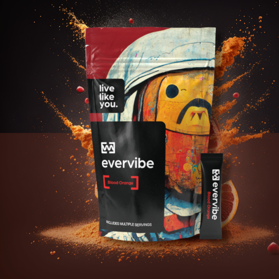 Blood Orange | Evervibe | 40mg 8pk Drink Mix 