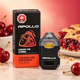 Cherry Pie (H) | Apollo | 2g Live Resin Disposable Cartridge image (1/2)