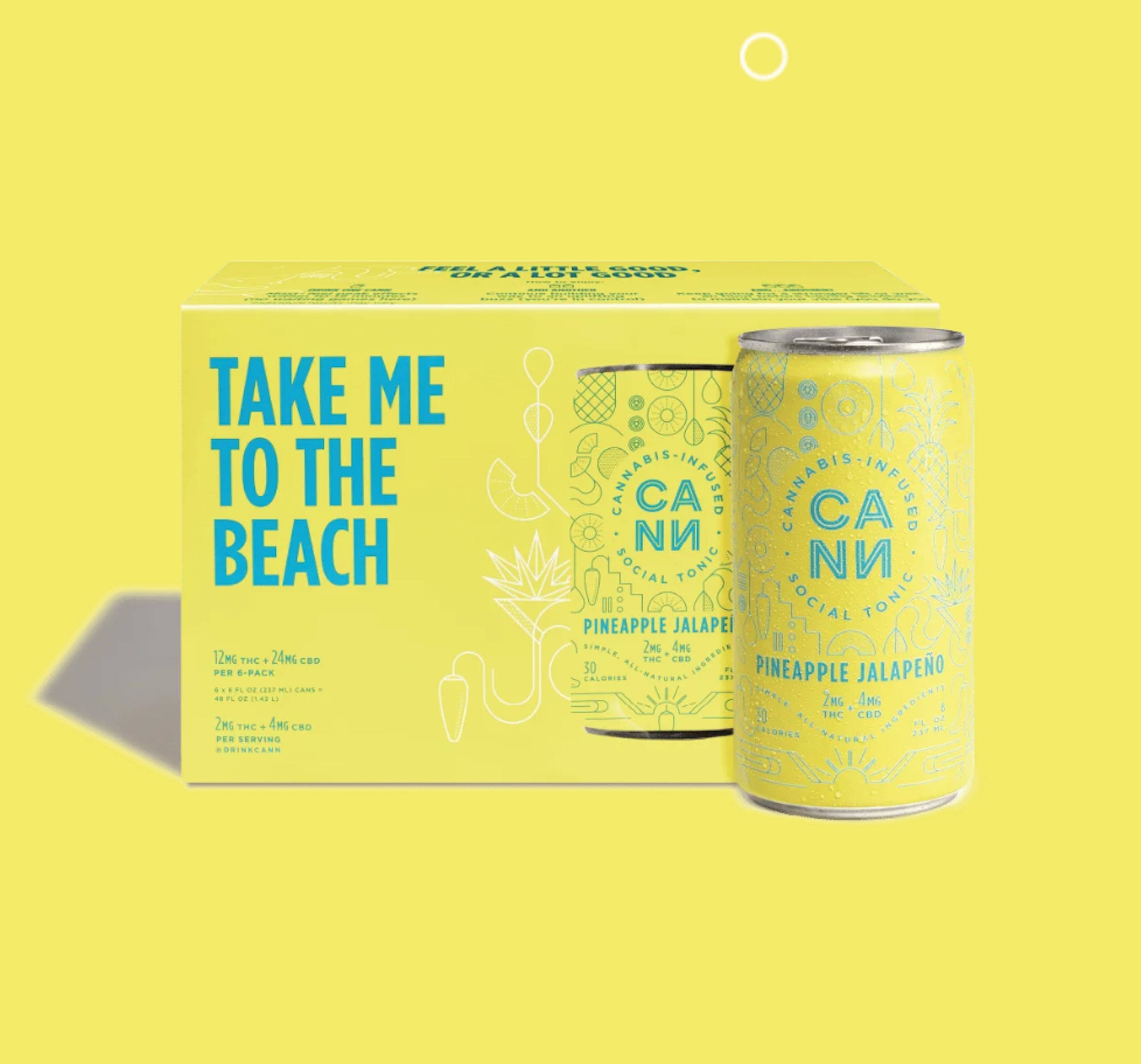 HiBoy Pine Jala Tonic (H) | Coastal Cultivar | 2mg 6pk - 12mg