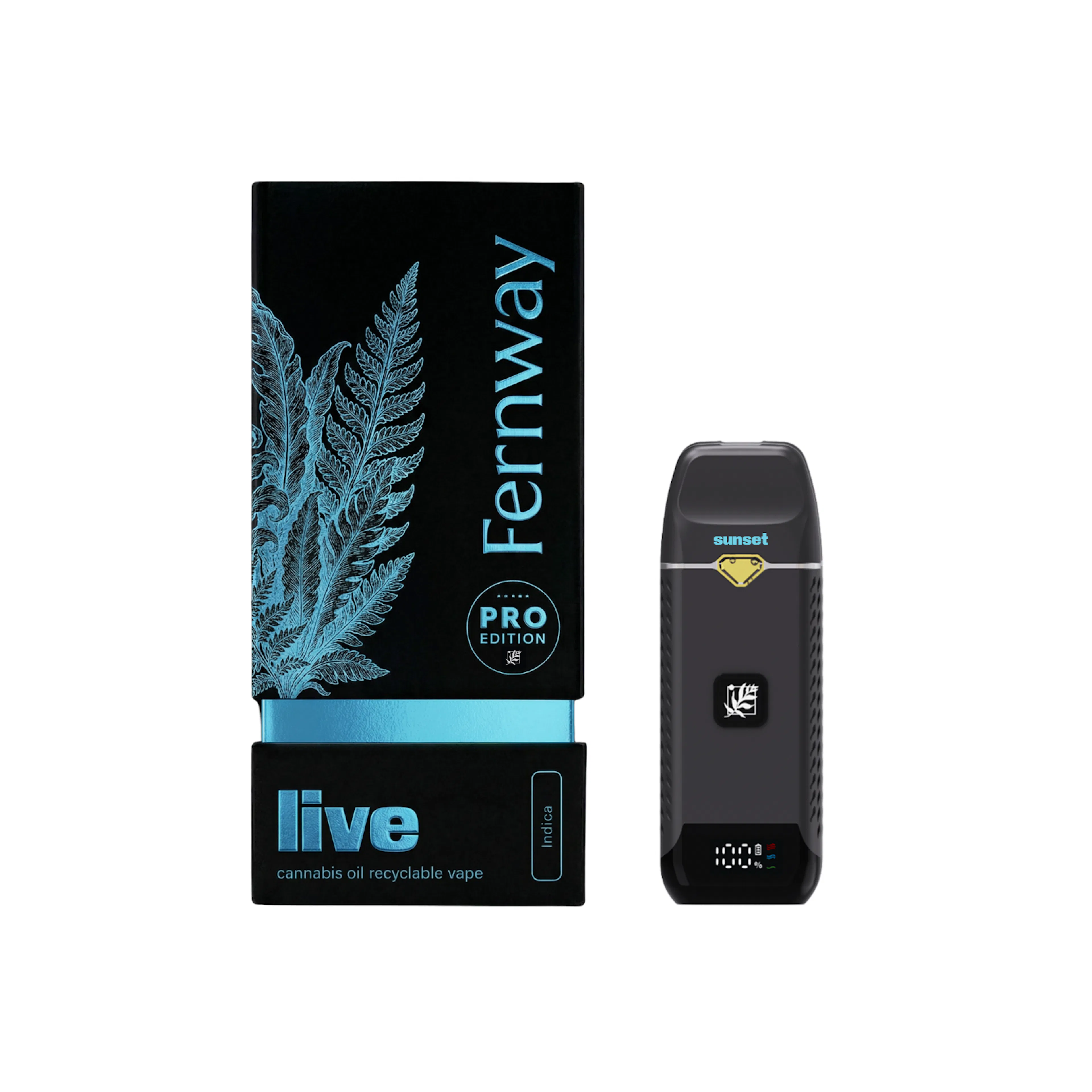 Purple sunset (I) | Fernway Traveler Pro Live | 1g Disposable Cartridge