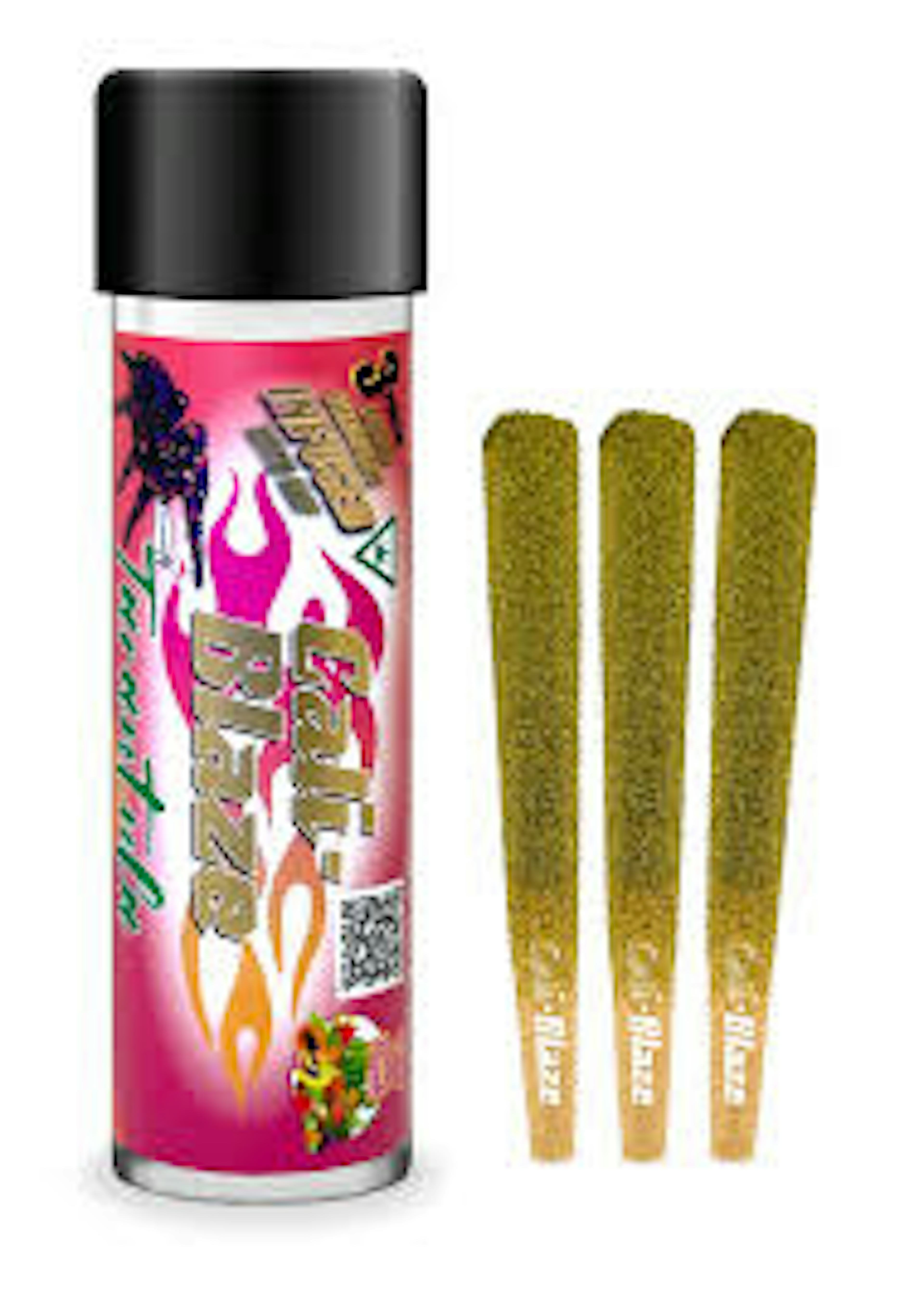 Cherry Lime (S) | Cali-Blaze Tarantula | 1g 3pk Infused Pre-Rolls