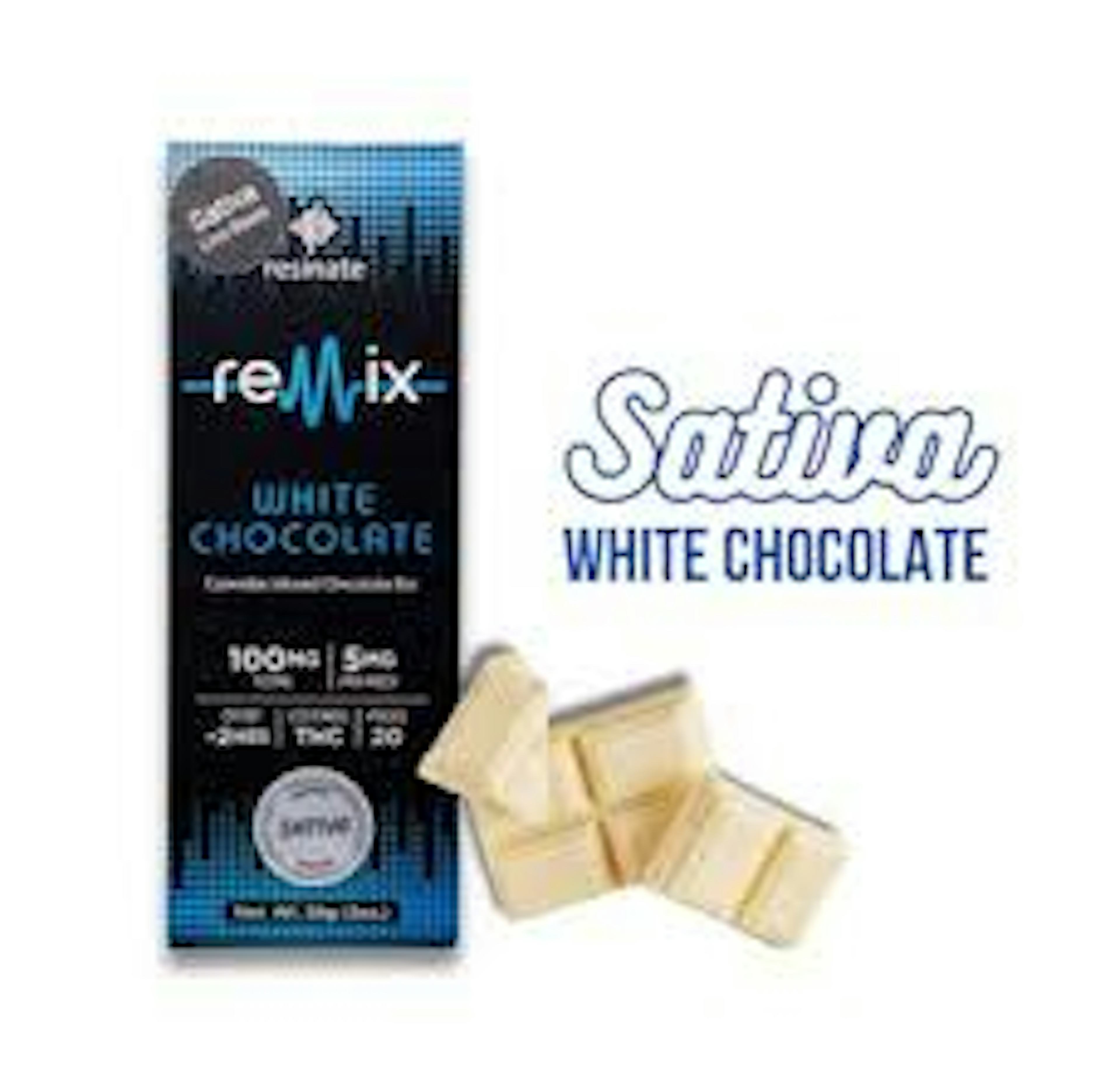 Live Resin White Chocolate Bar (S) | Remix | 100mg