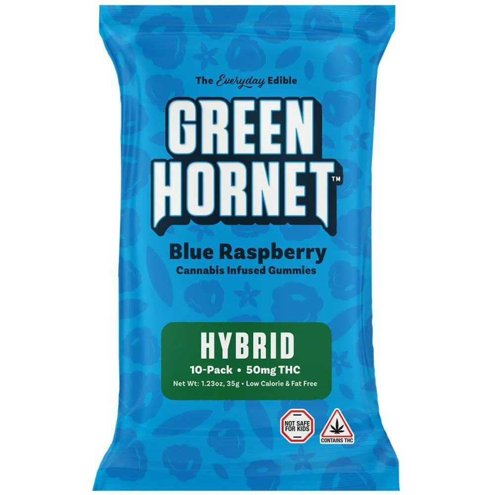 Blue Raspberry (H) | Green Hornet | 50mg  - 50mg